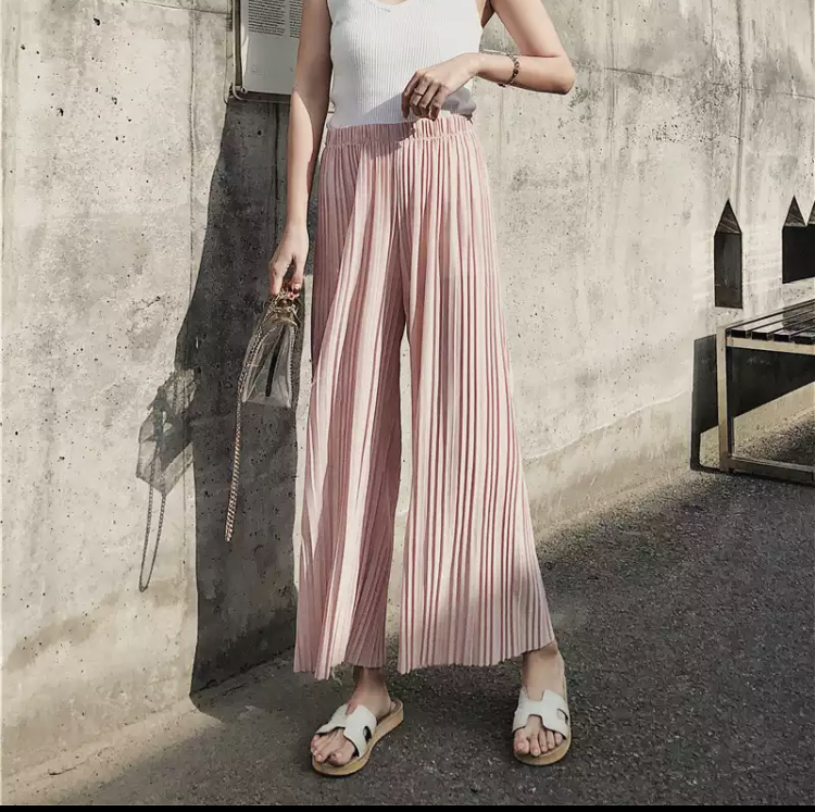 レディース プリーツパンツ 夏 秋 春 シフォン ワイドパンツ Ayu Select レディース プリーツパンツ 夏 秋 春 シフォン ワイドパンツ Ayu Select