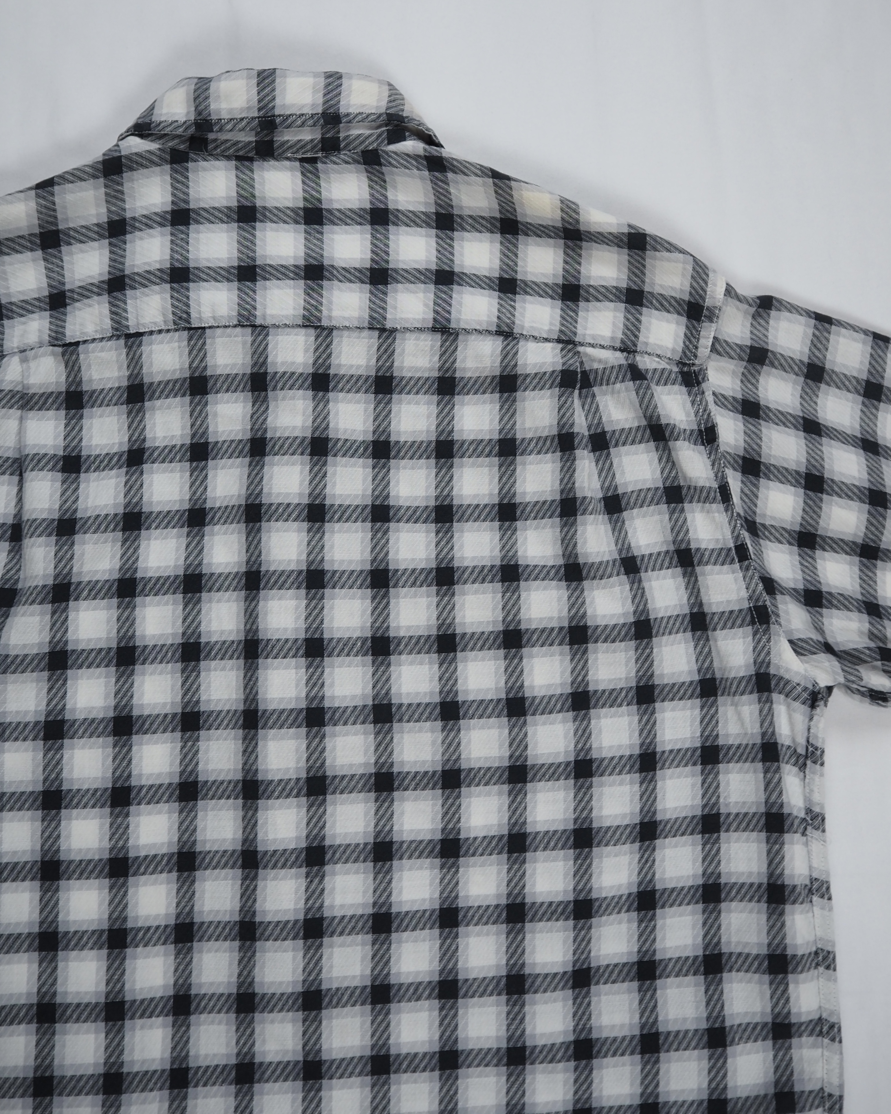 【5/6(水) 20:00入荷】60’s Towncraft コットンシャツ ブラック×ホワイト の画像 12