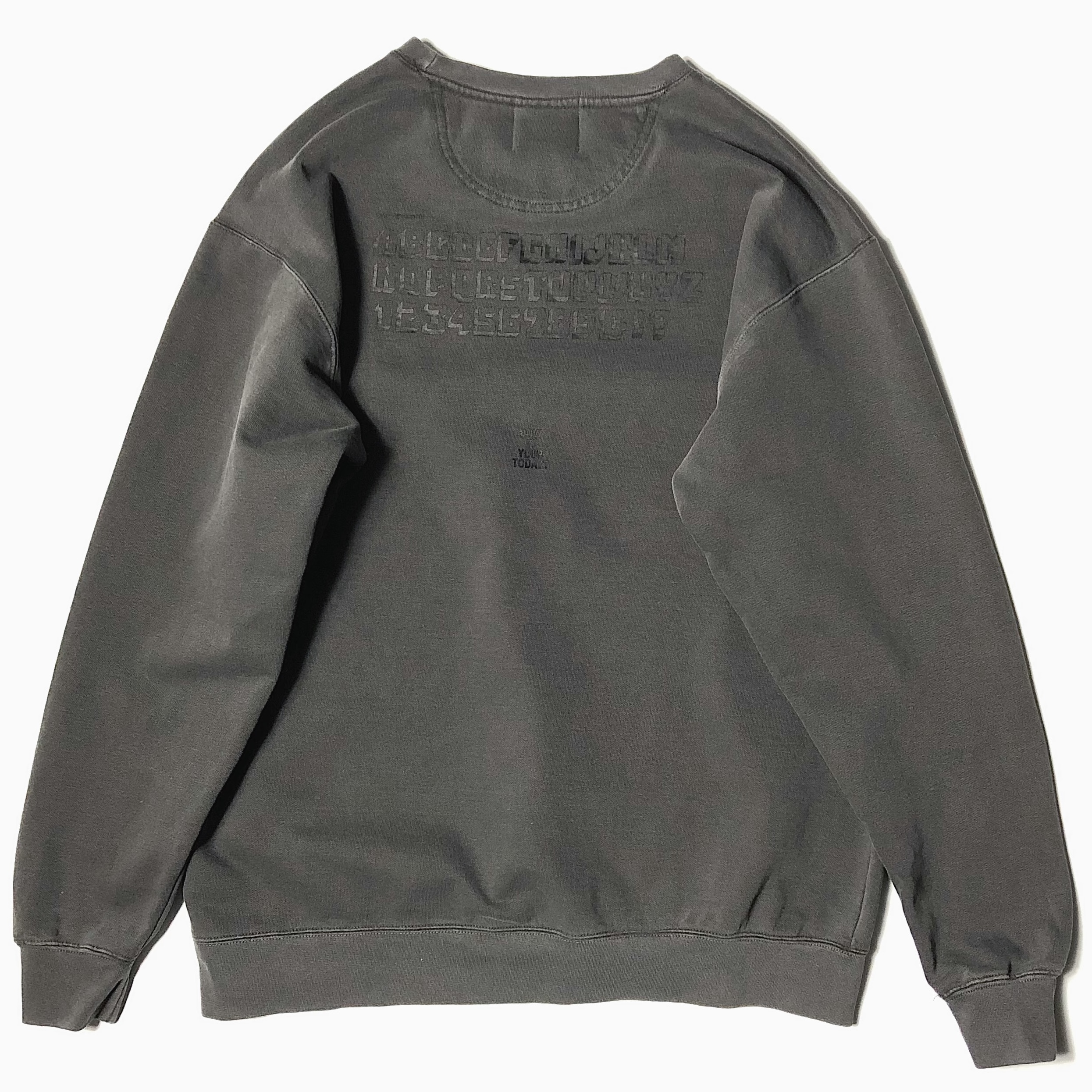 【TODAY edition】VILLAGE #03 CN Sweat LS（CHARCOAL） の画像 2