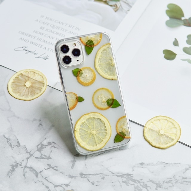 甘酸っぱいキンカン レモン押しフルーツハンドメイドスマホケース C Gaacal