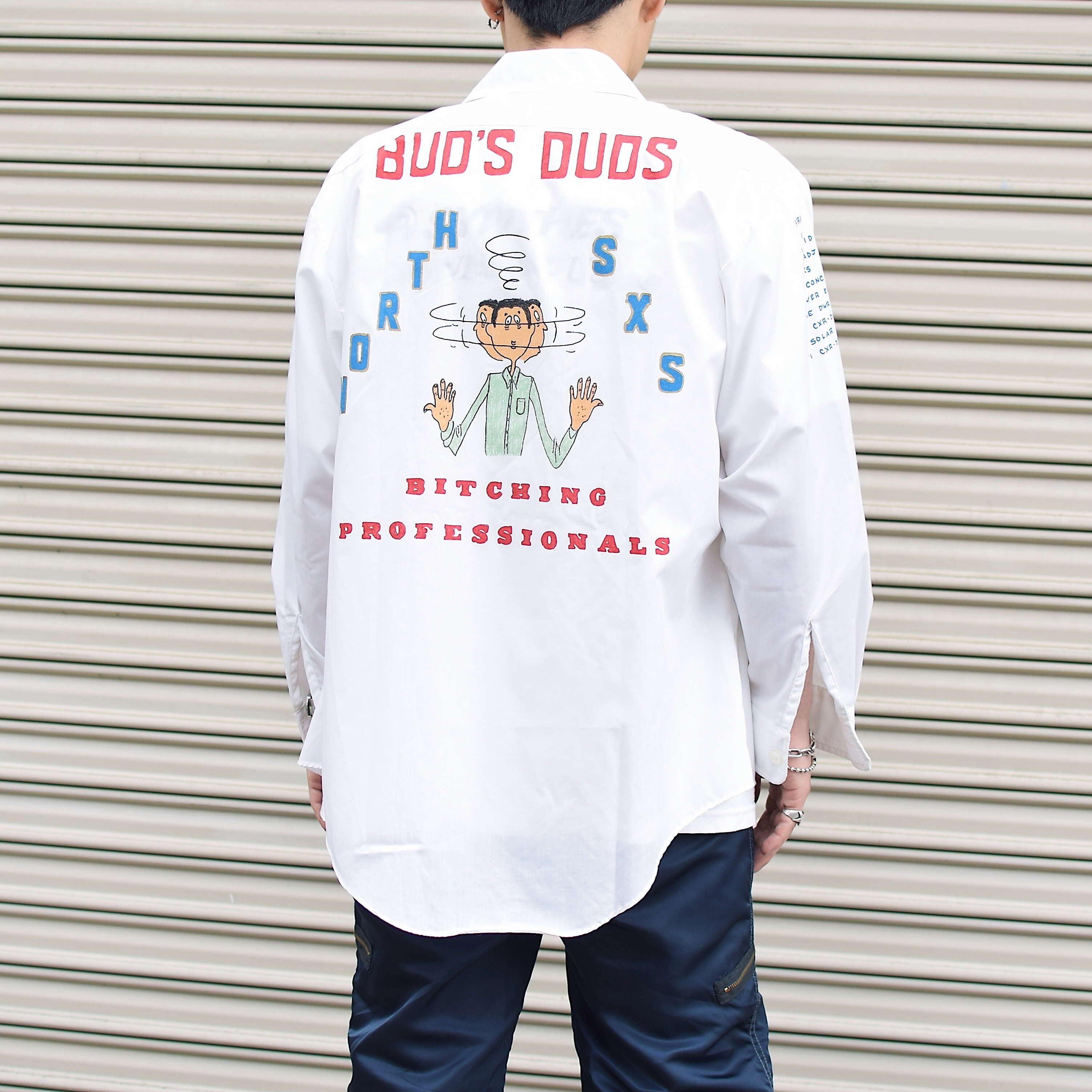 Vintage 70's【Envoy】"BUD'S DUDS" Painted Shirt の画像 4