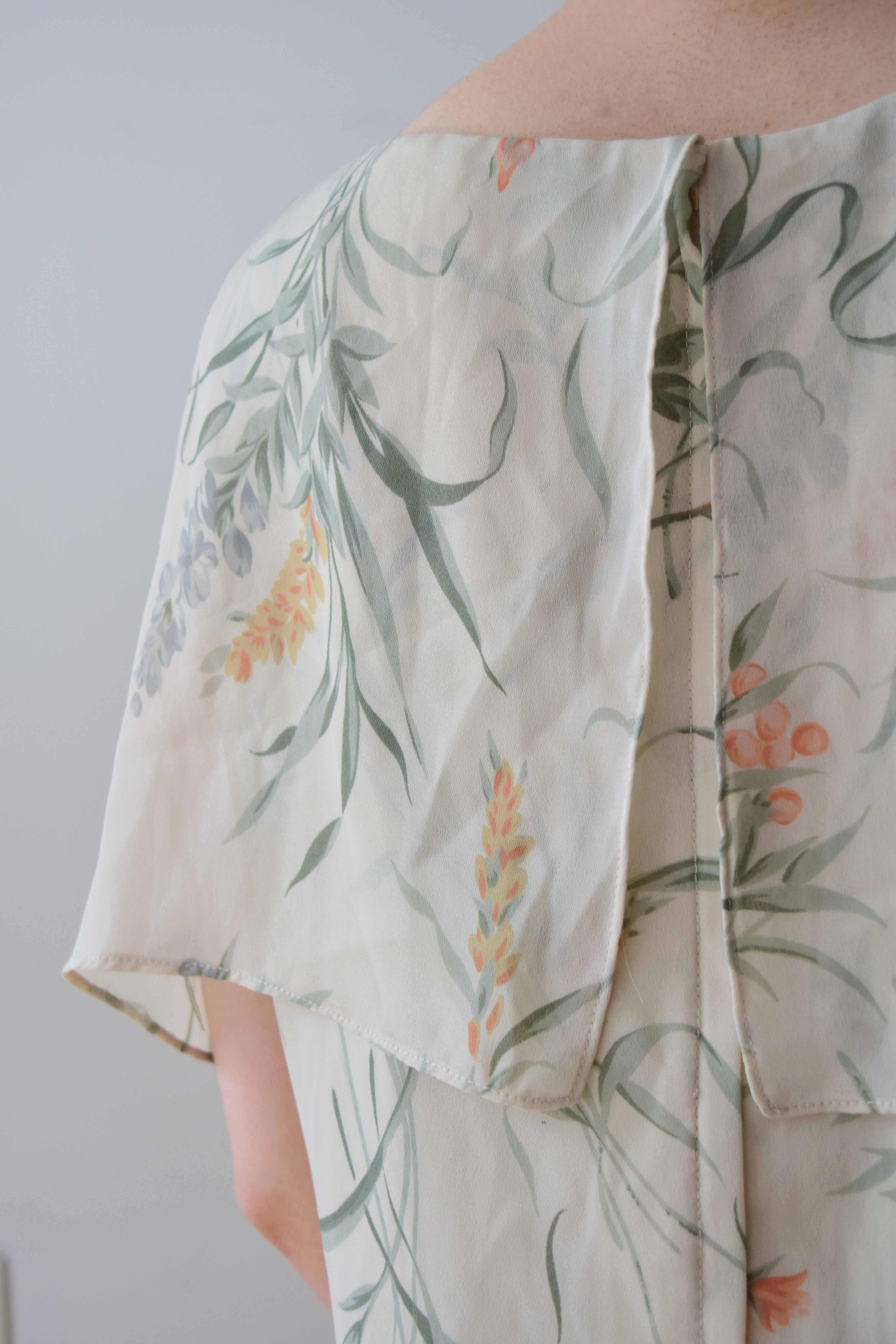 botanical print dress の画像 5