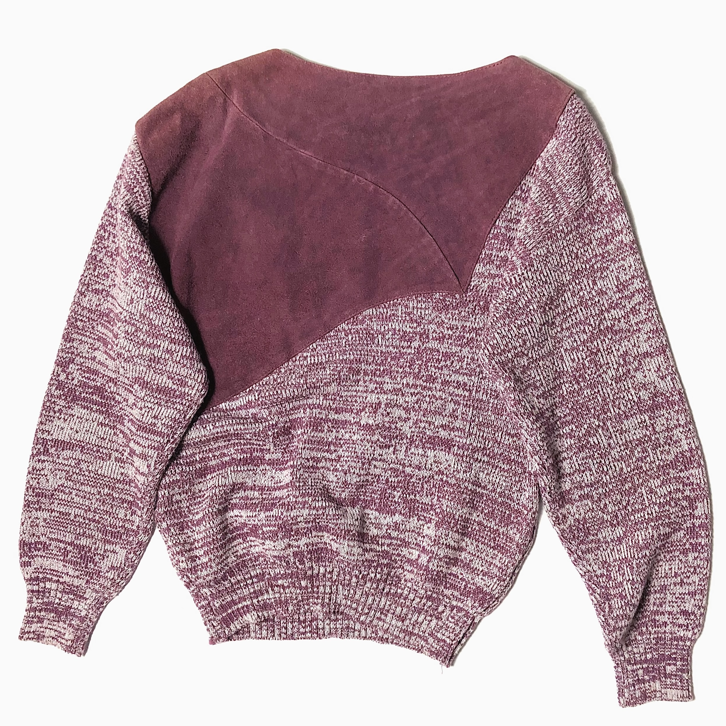 Vintage 70〜80’s【PIONEER WEAR】Suede Knit Sweater の画像 2