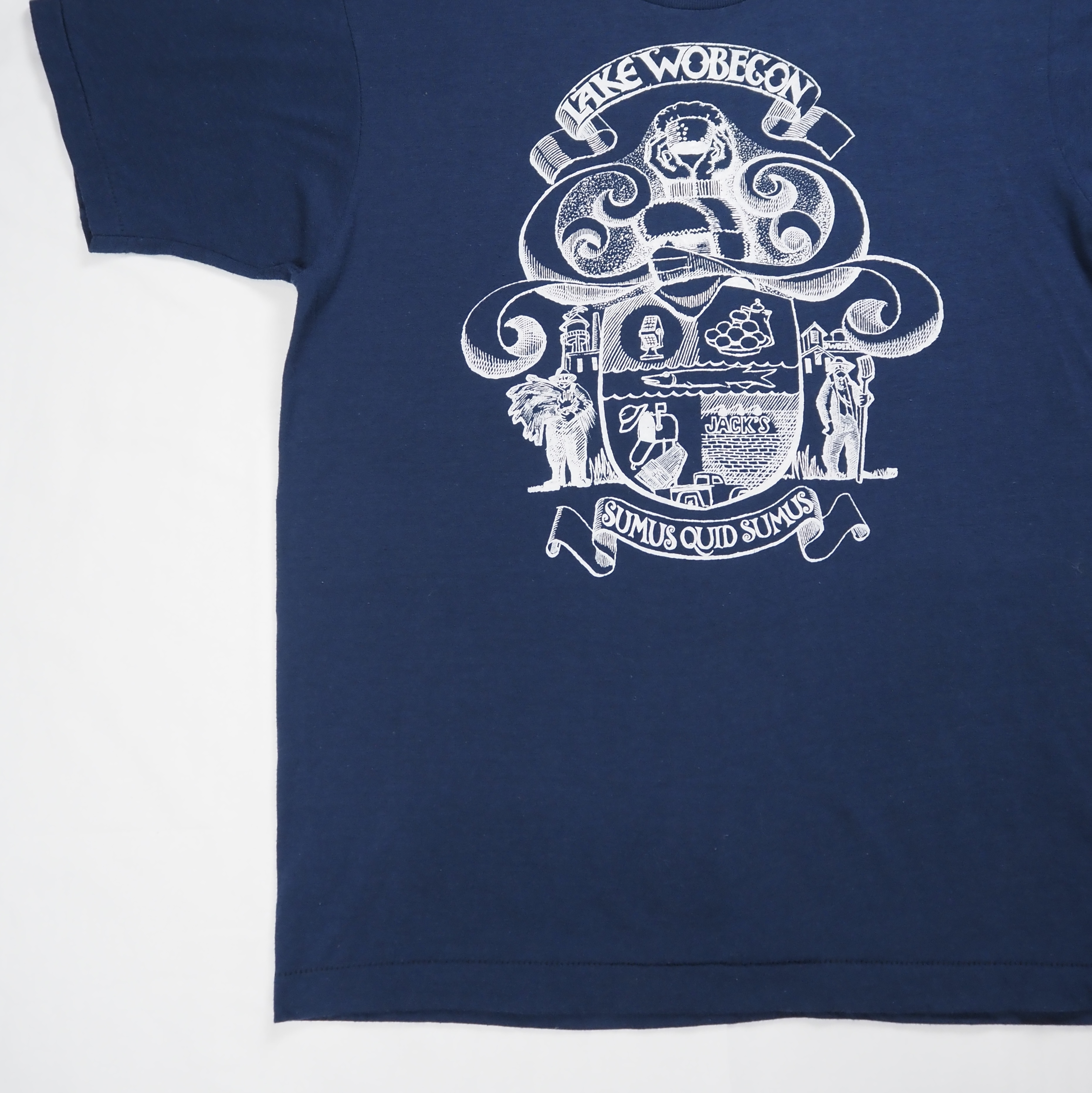 80’s Screen Stars プリントTシャツ Lサイズ ネイビー の画像 6