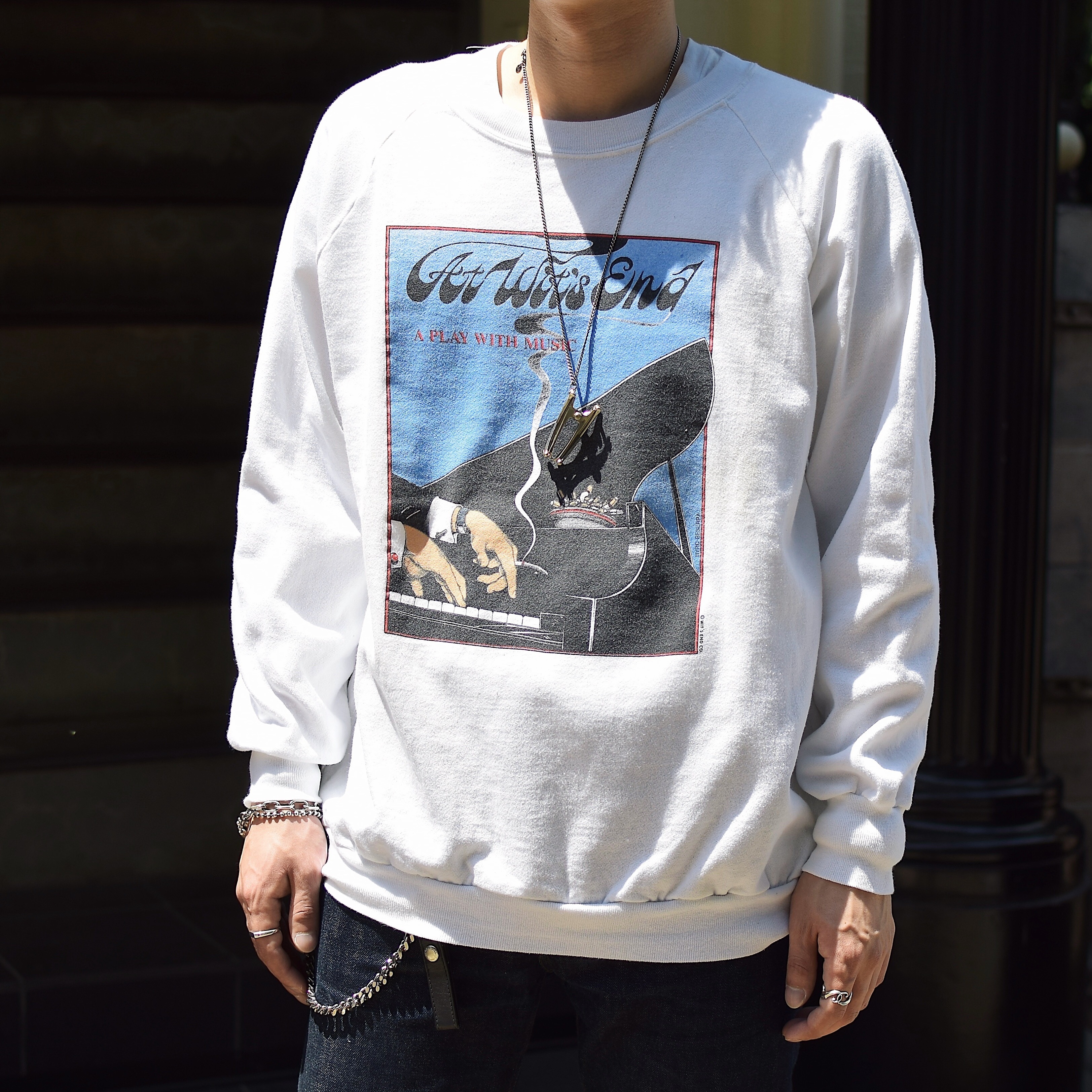 Vintage 80's【BELTON】"At Wit's End" Sweat の画像 3