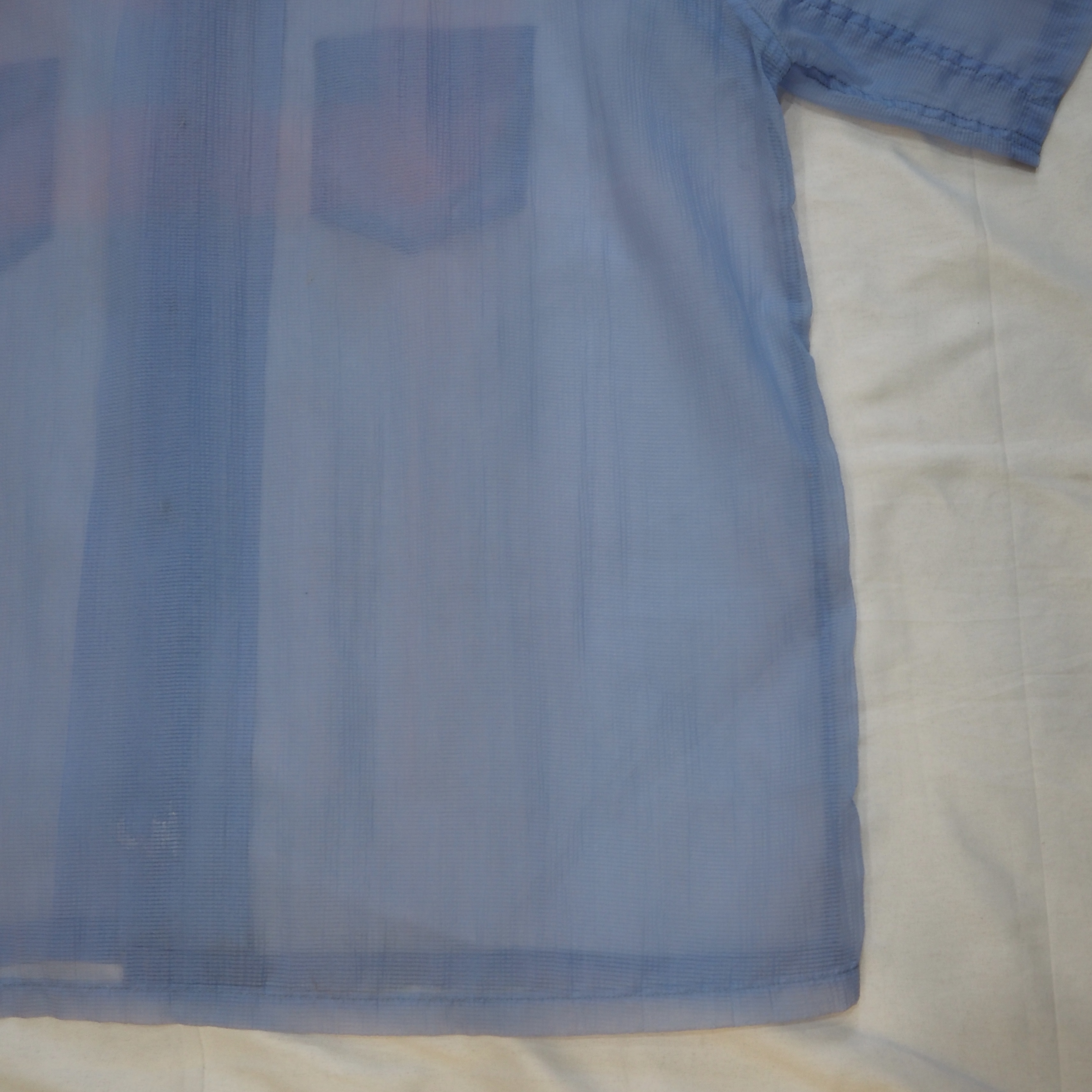 50’s Nylon Shirt シースルー Size XL!!! の画像 12