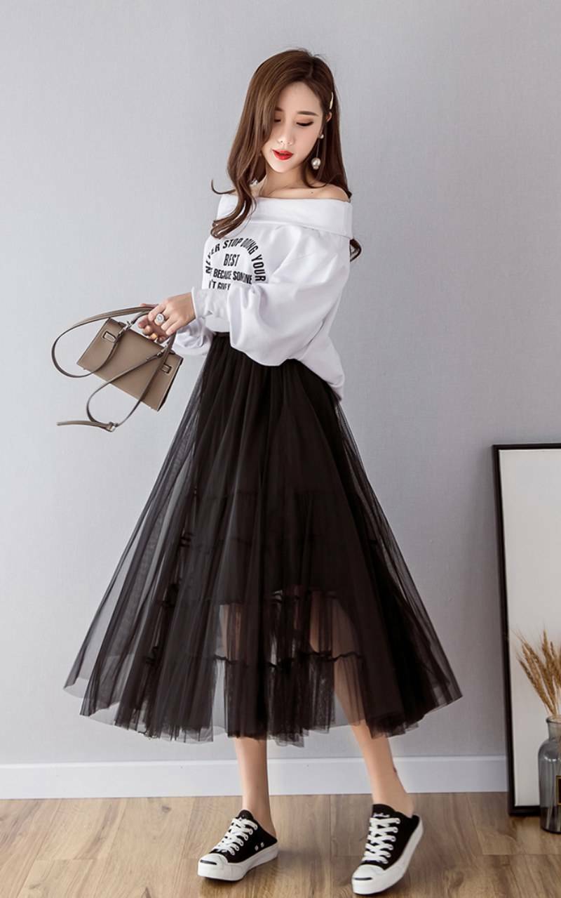 架空の 悲惨な サージ スカート シースルー 流行り Manandvans Net