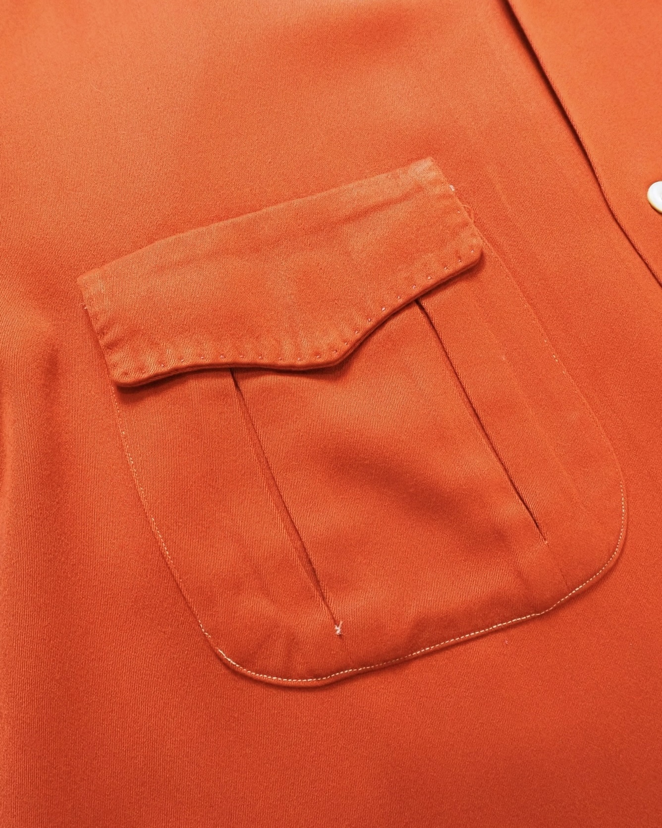 50’s Towncraft レーヨンシャツ ブラウン Mサイズ の画像 12