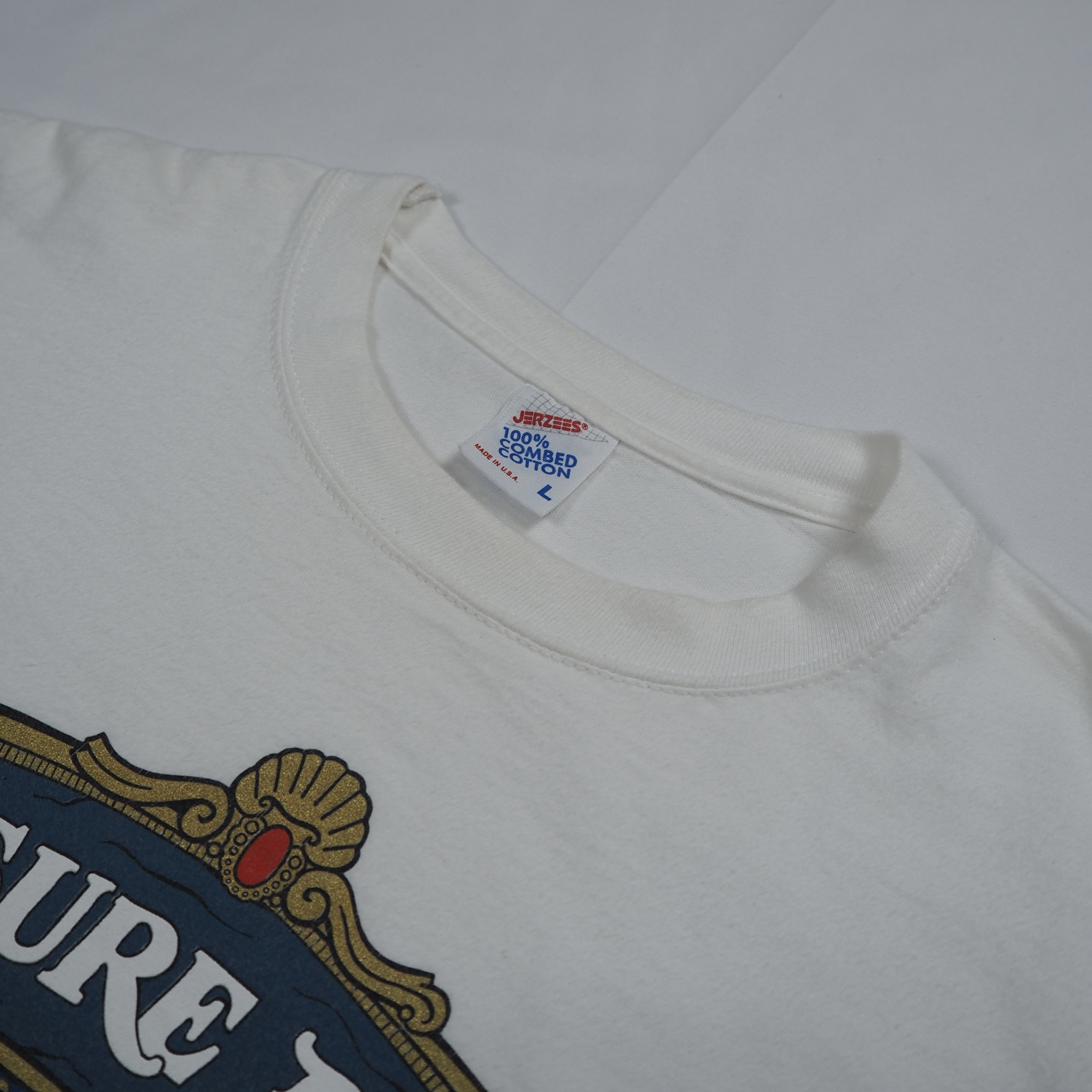 90’s Jerzees スカルTシャツ Lサイズ の画像 5