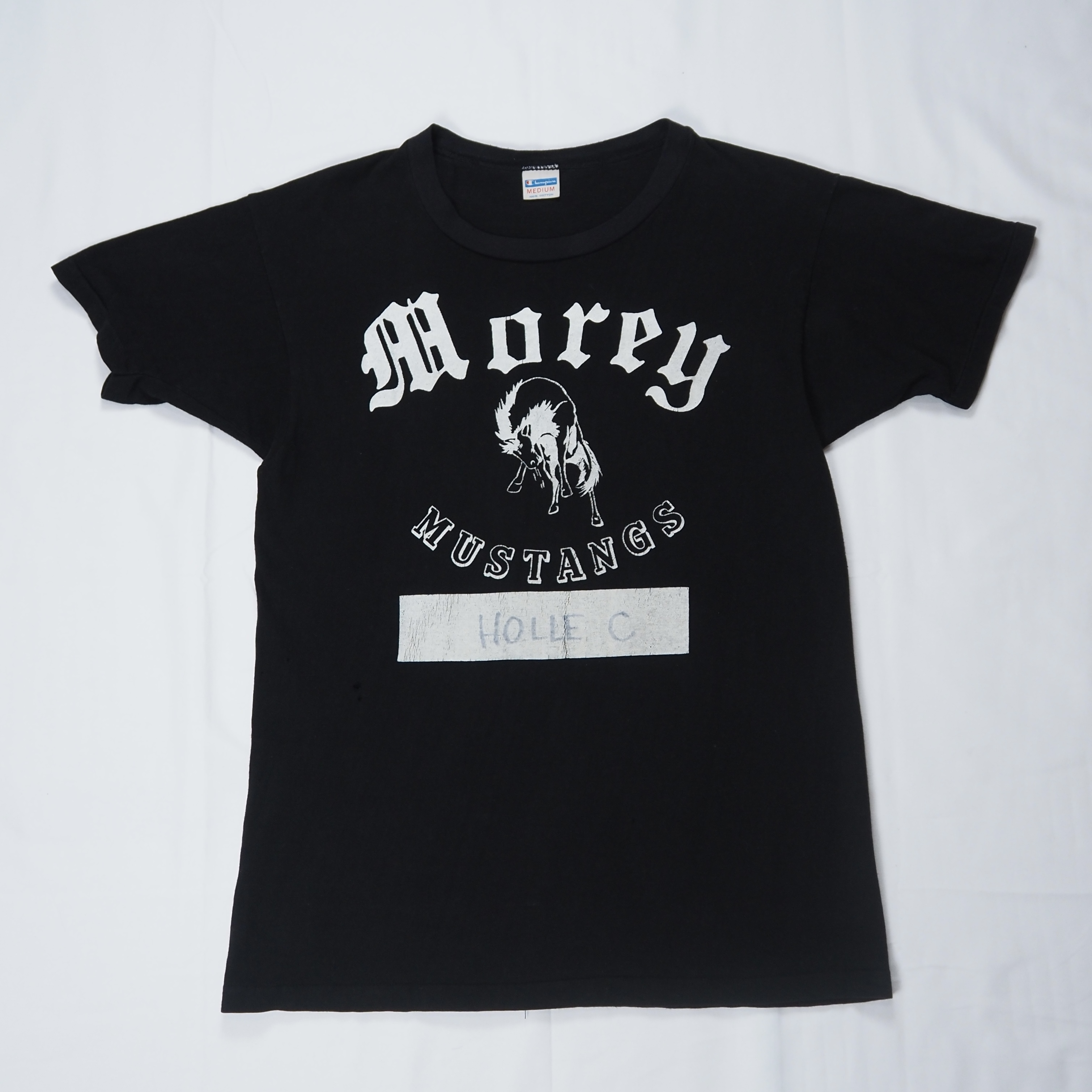 70’s Champion バータグ Tシャツ Mサイズ ブラック