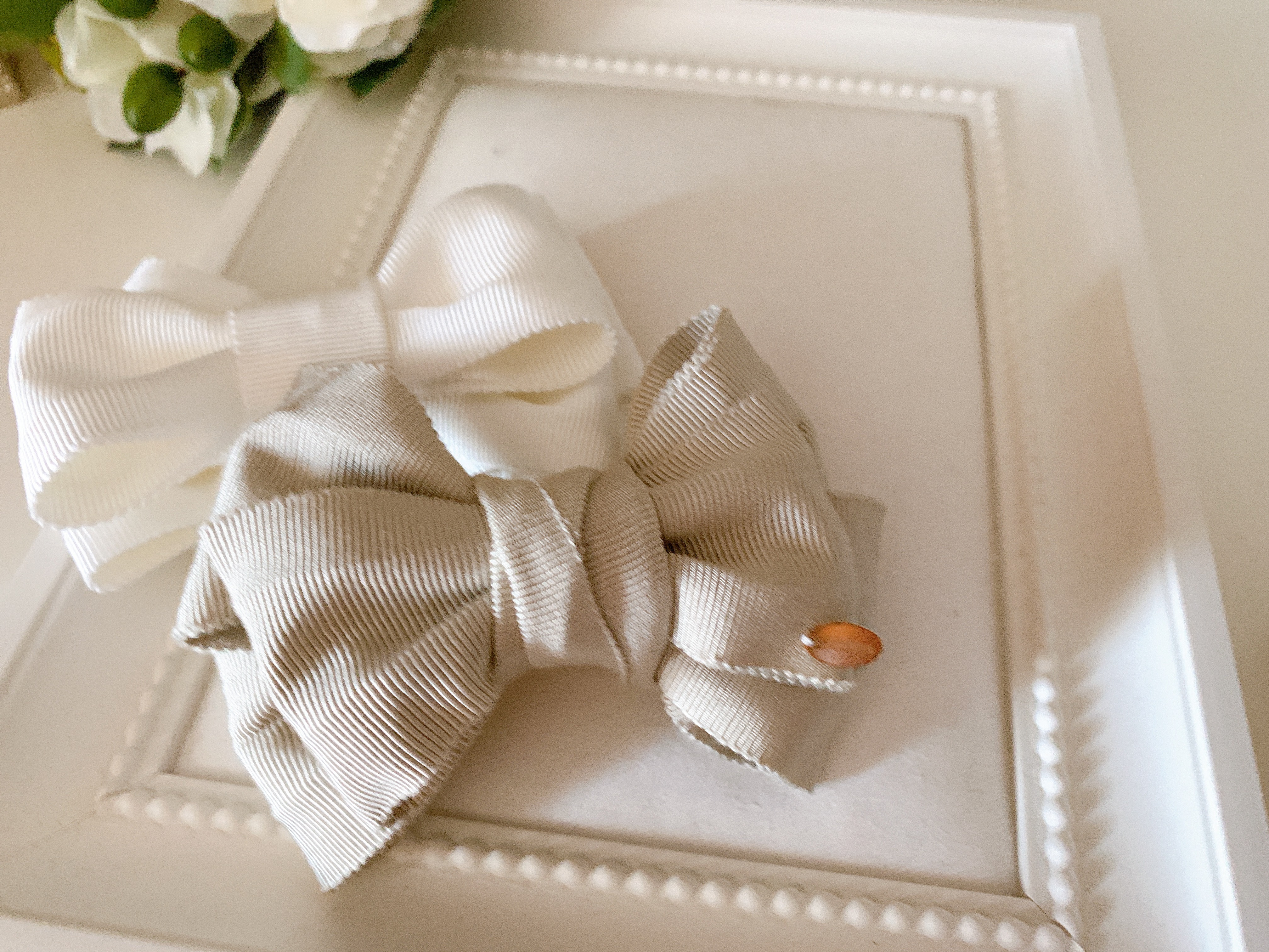 L Allure ラリューワイヤー入りリボン Muban