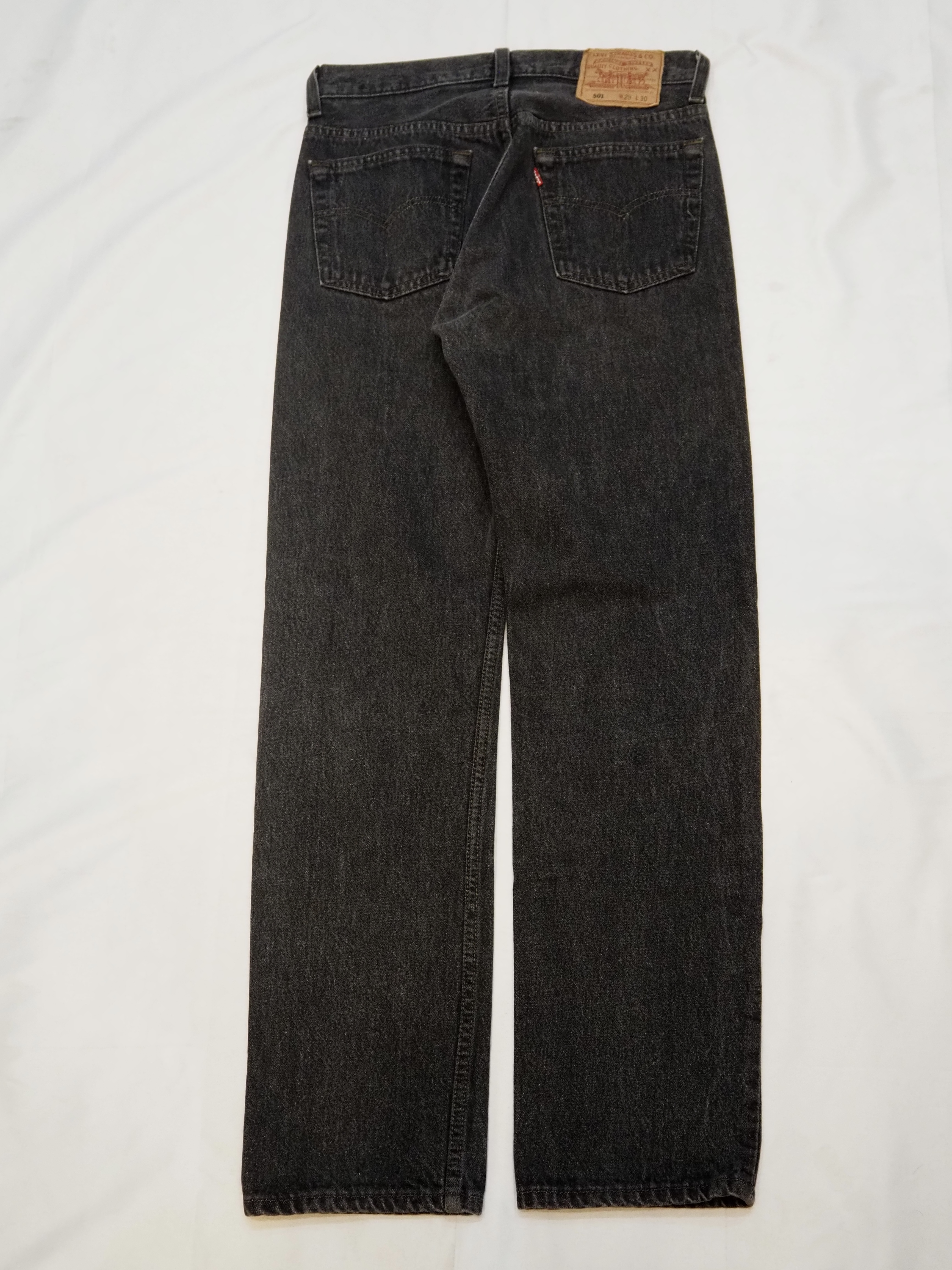 90’s Levi’s 501 Black Denim 29×30 “先染め" の画像 11