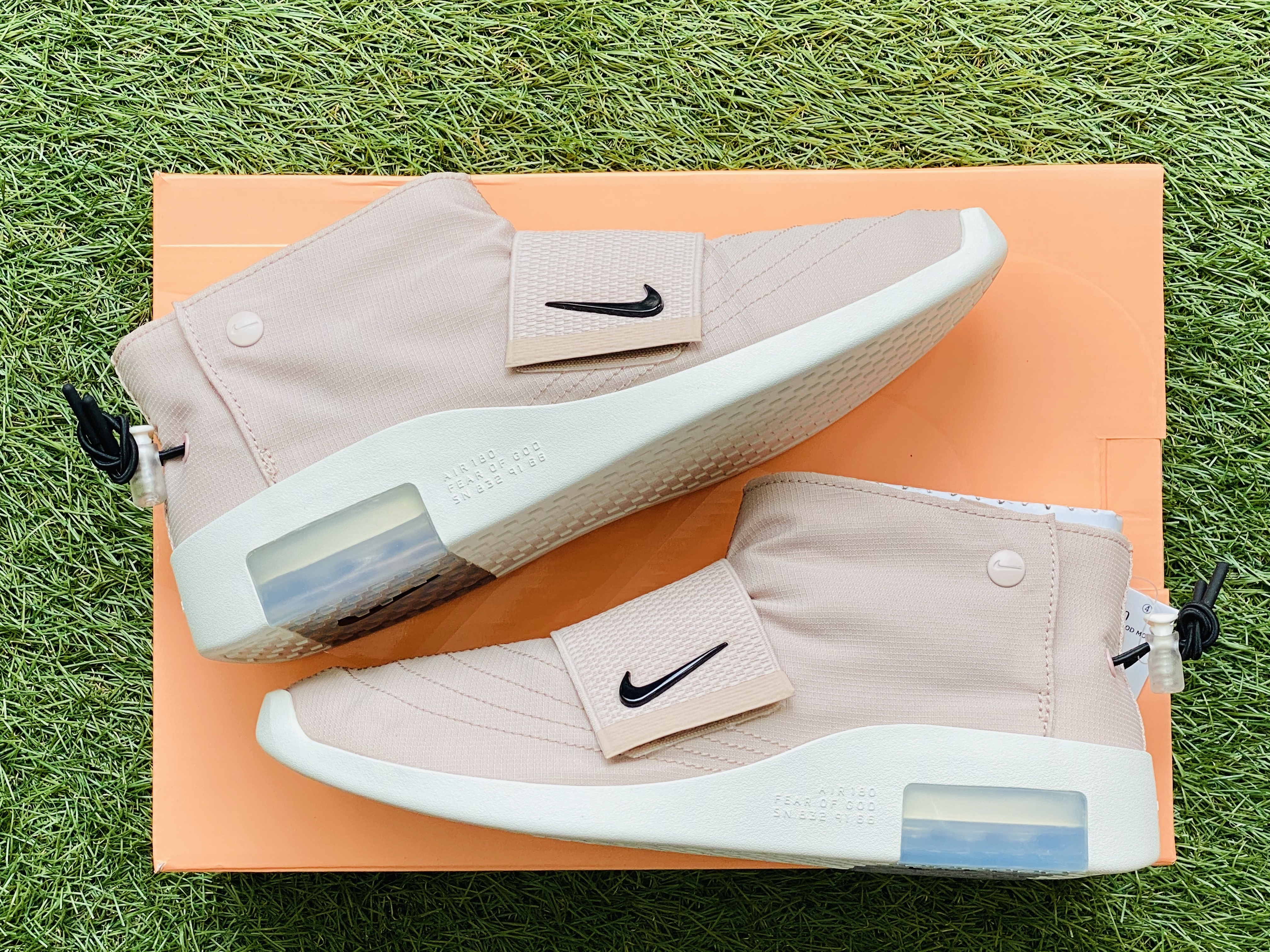 nike air fear of god moccasin particle beige