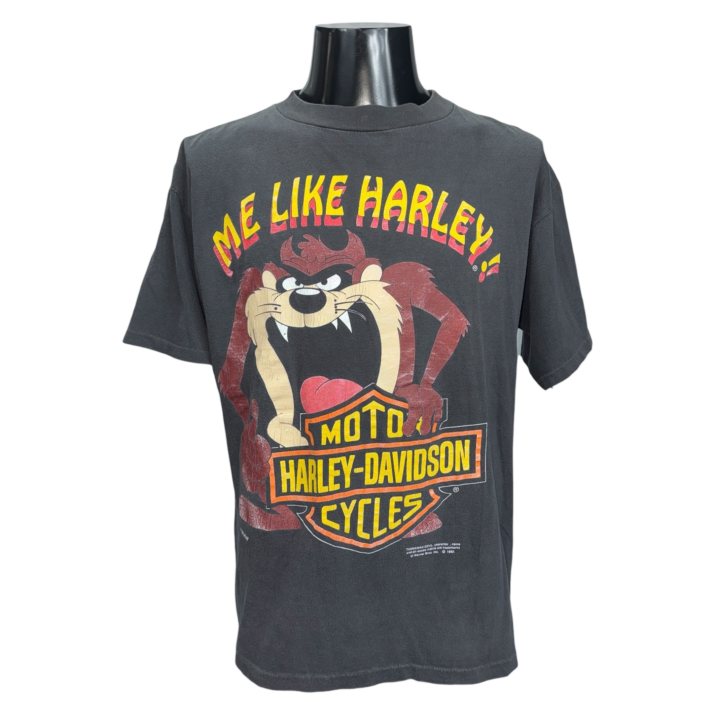 【HARLEY-DAVIDSON】ハーレーダビッドソン “TAZ / ME LIKE HARLEY” 90’s Vintage Tシャツ