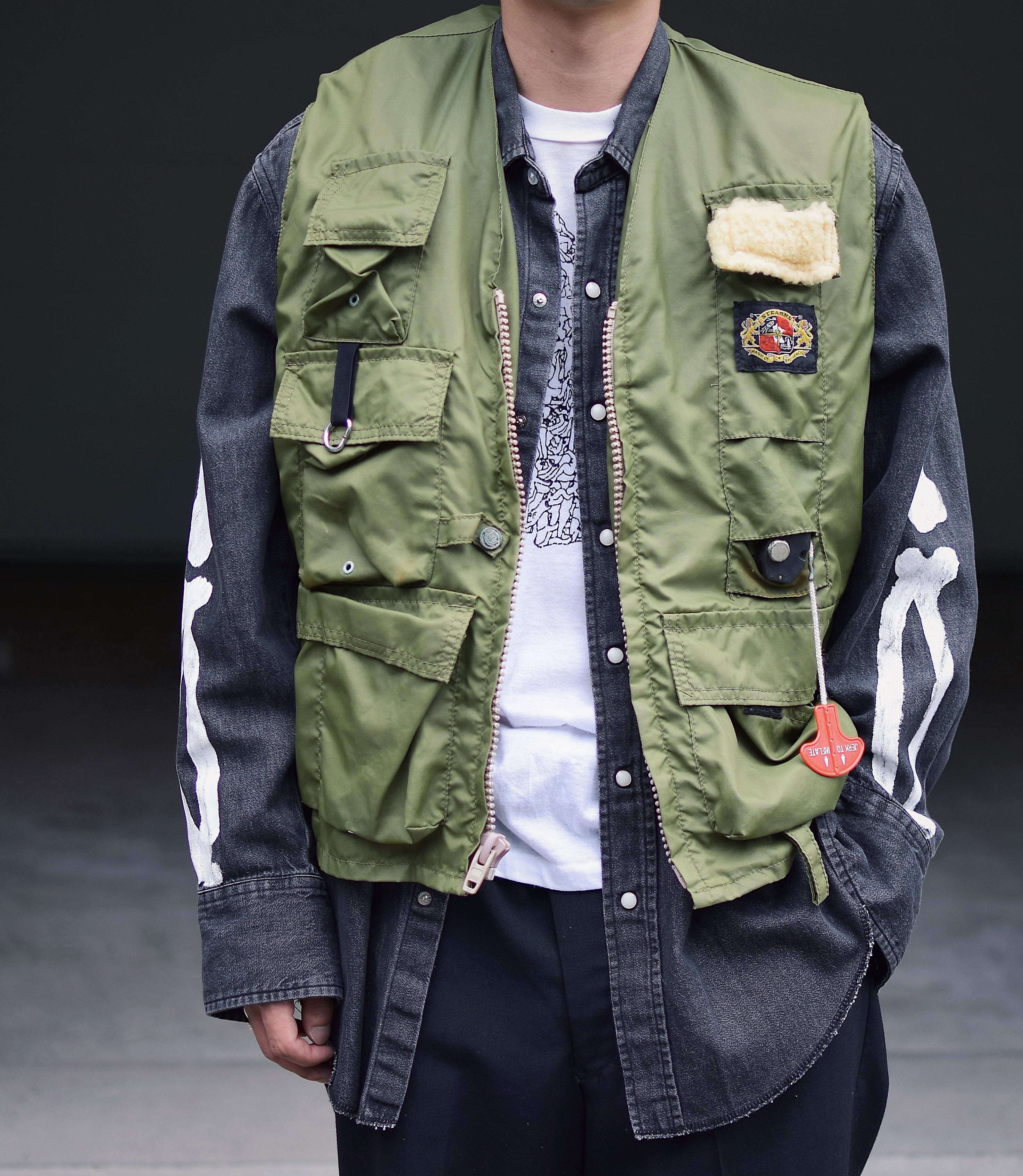 Vintage 70's【STEARNS MFG. CO.,】"ANGLERS VEST" Sports and Life Vest の画像 3