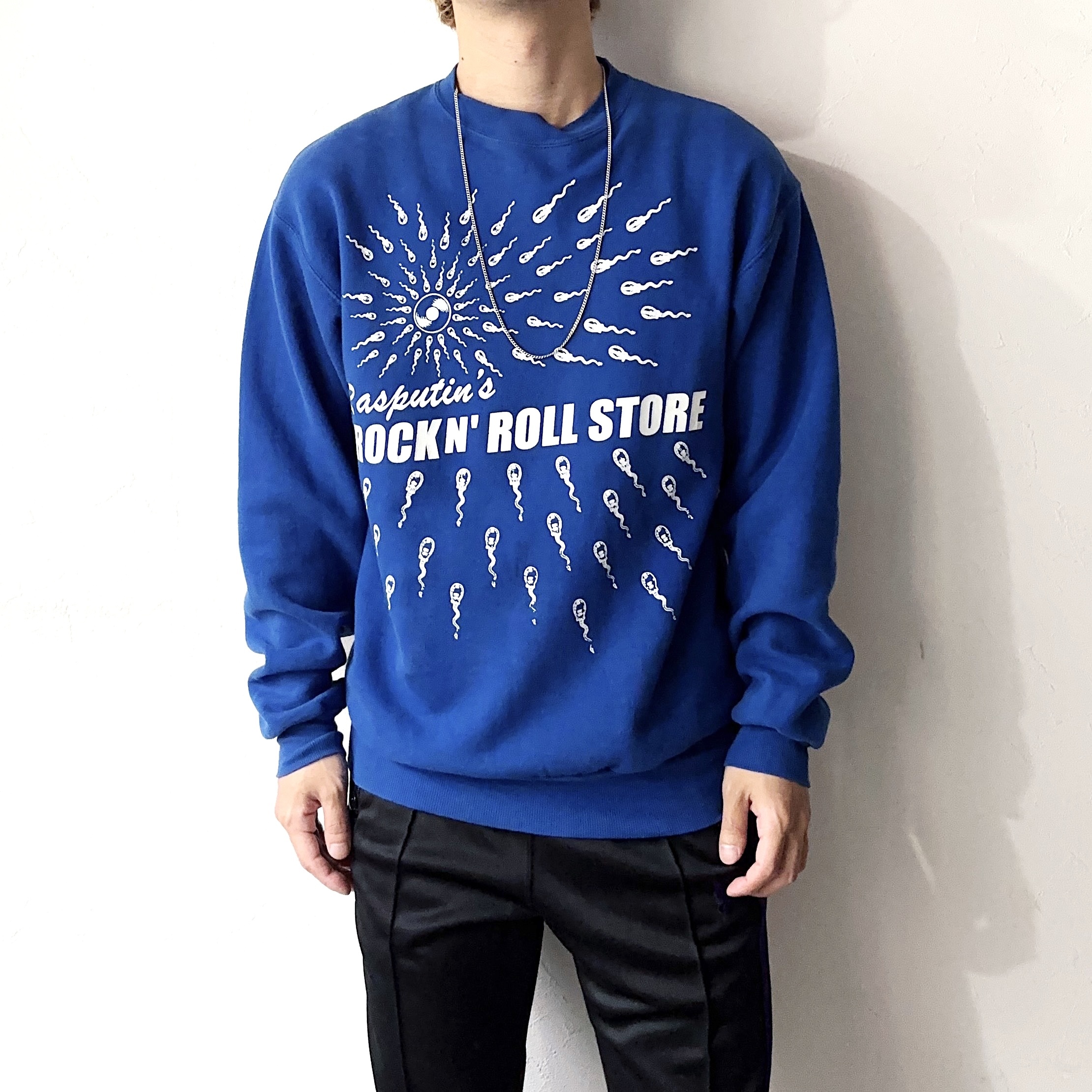 Y2K【Hanes】"Rasputin's ROCK N' ROLL STORE" Sweat の画像 3