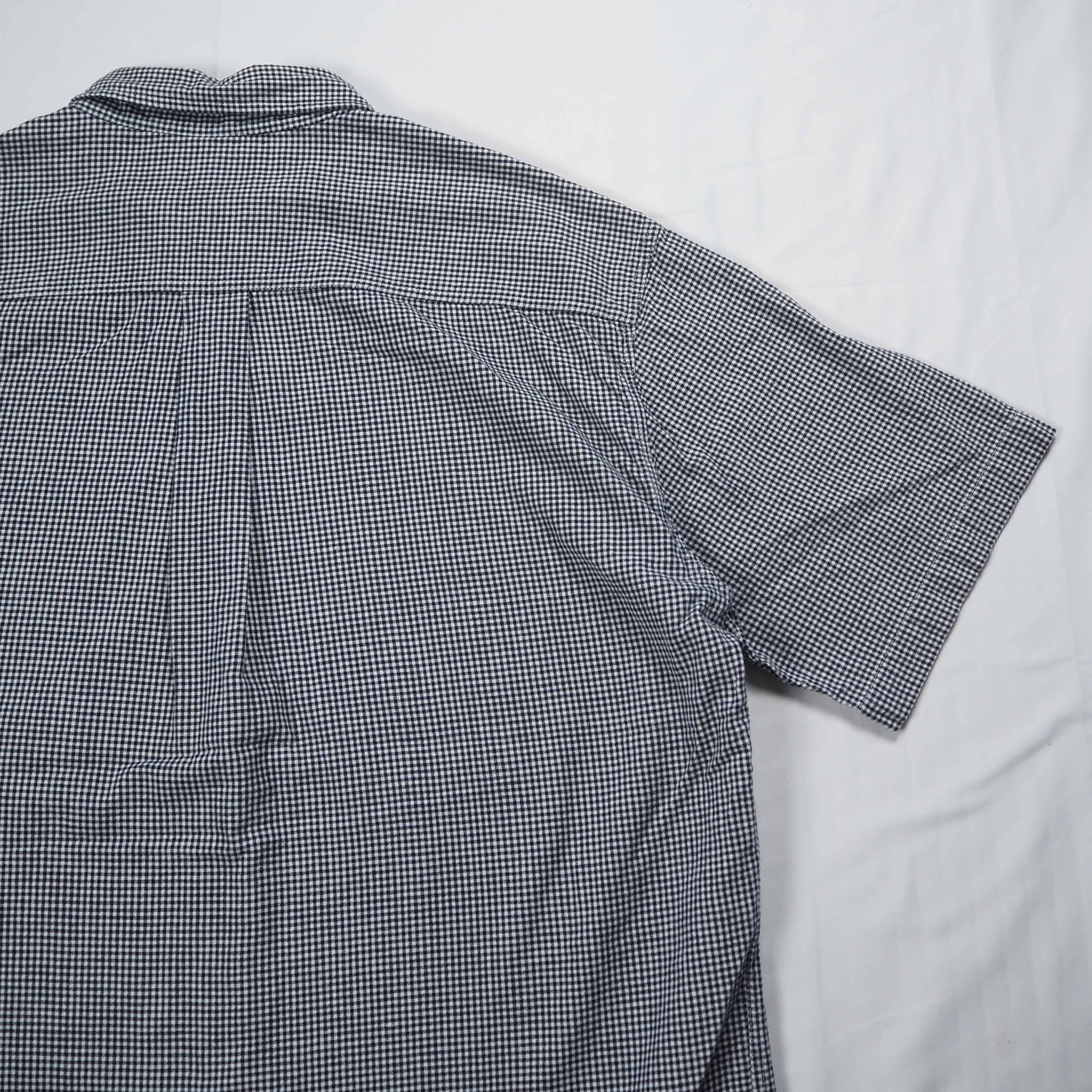 90’s Dockers コットンシャツ ギンガムチェック ブラック Lサイズ の画像 14