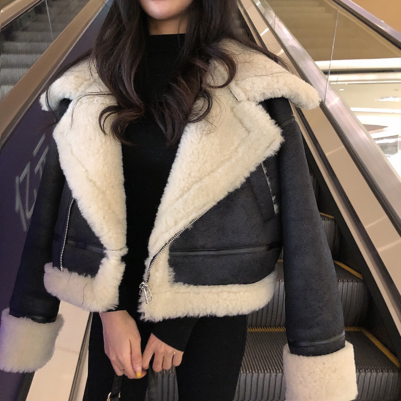 割引本物 2color フェイクファー ムートン ジャケット コート ブルゾン ファー ライダース レディース 大人気の商品 Ssl Daikyogo Or Jp