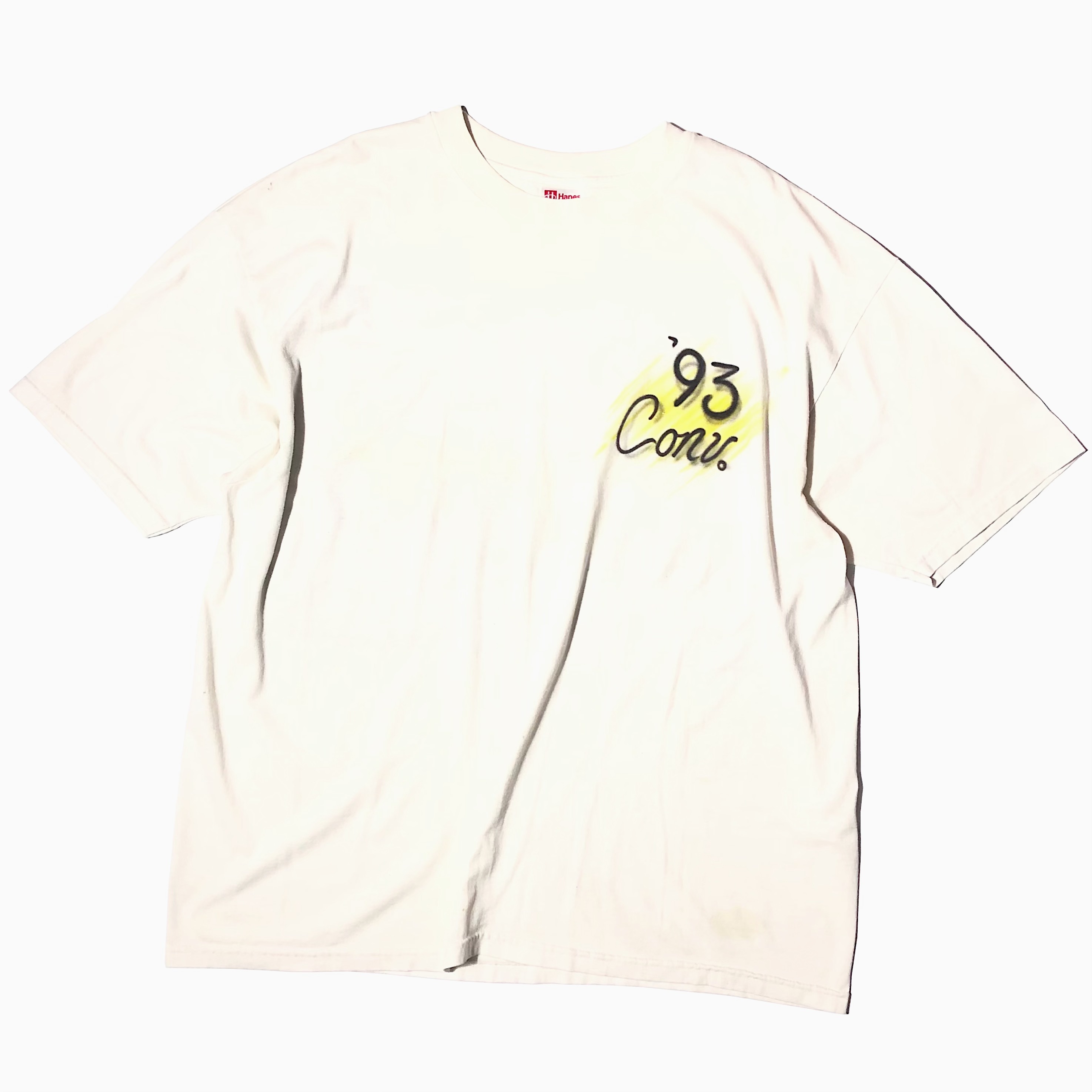 Vintage 90's【Hanes】"93 Conv" Airbrush T-shirt の画像 2