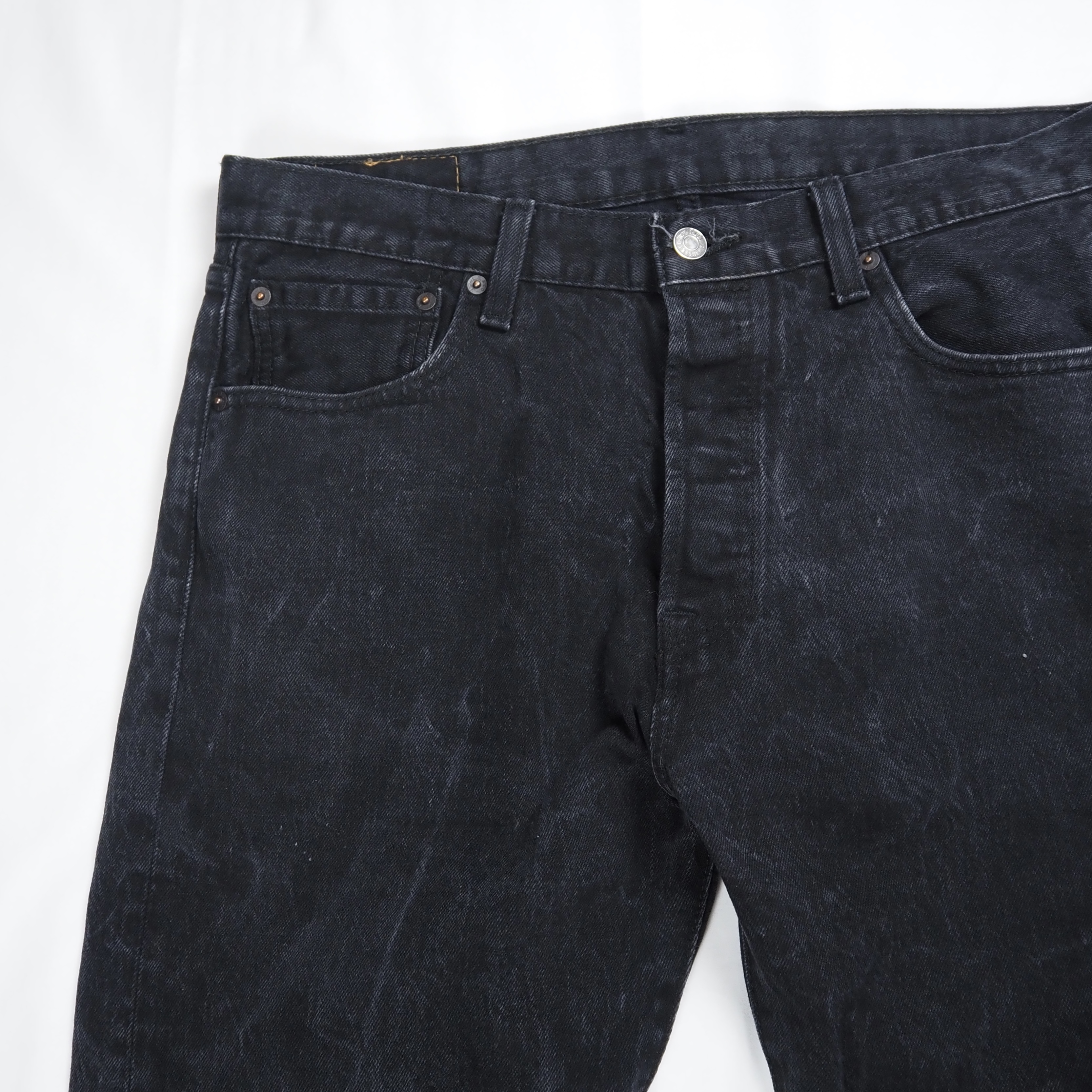 Levi’s 501 ブラック エジプト製 約35×29 の画像 3