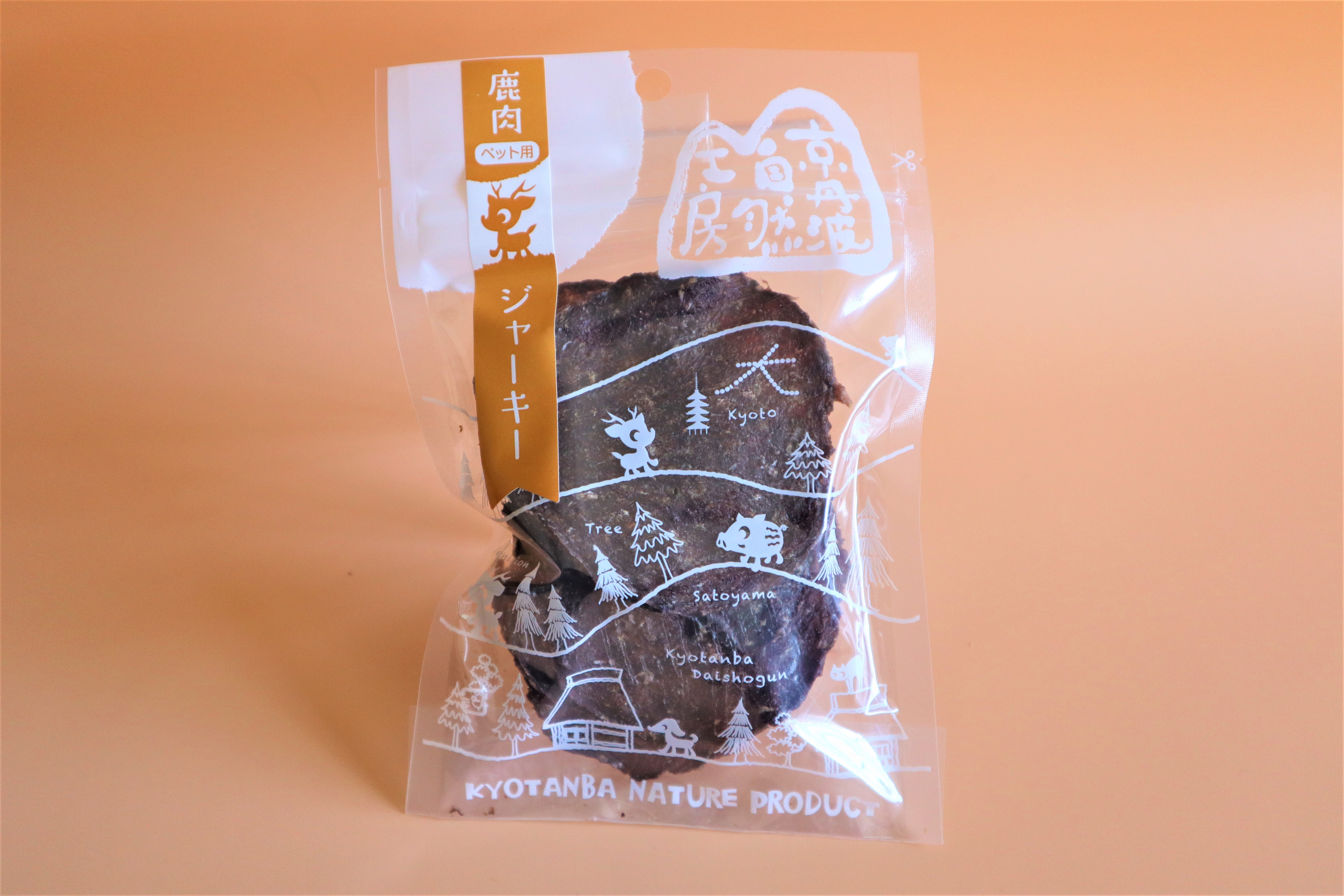 ねこちゃん用鹿肉ドライジャーキー 京丹波自然工房 ねこちゃん用鹿肉ドライジャーキー 京丹波自然工房