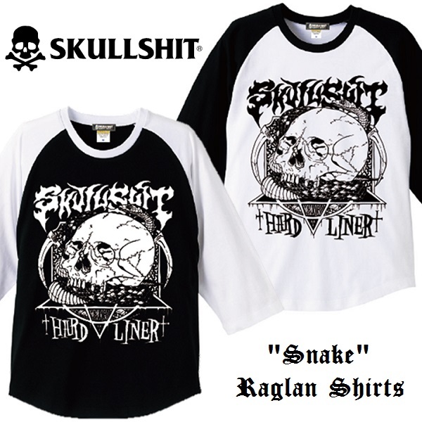 Skullshit スカルシット Snake Raglan Shirts ラグランｔシャツ