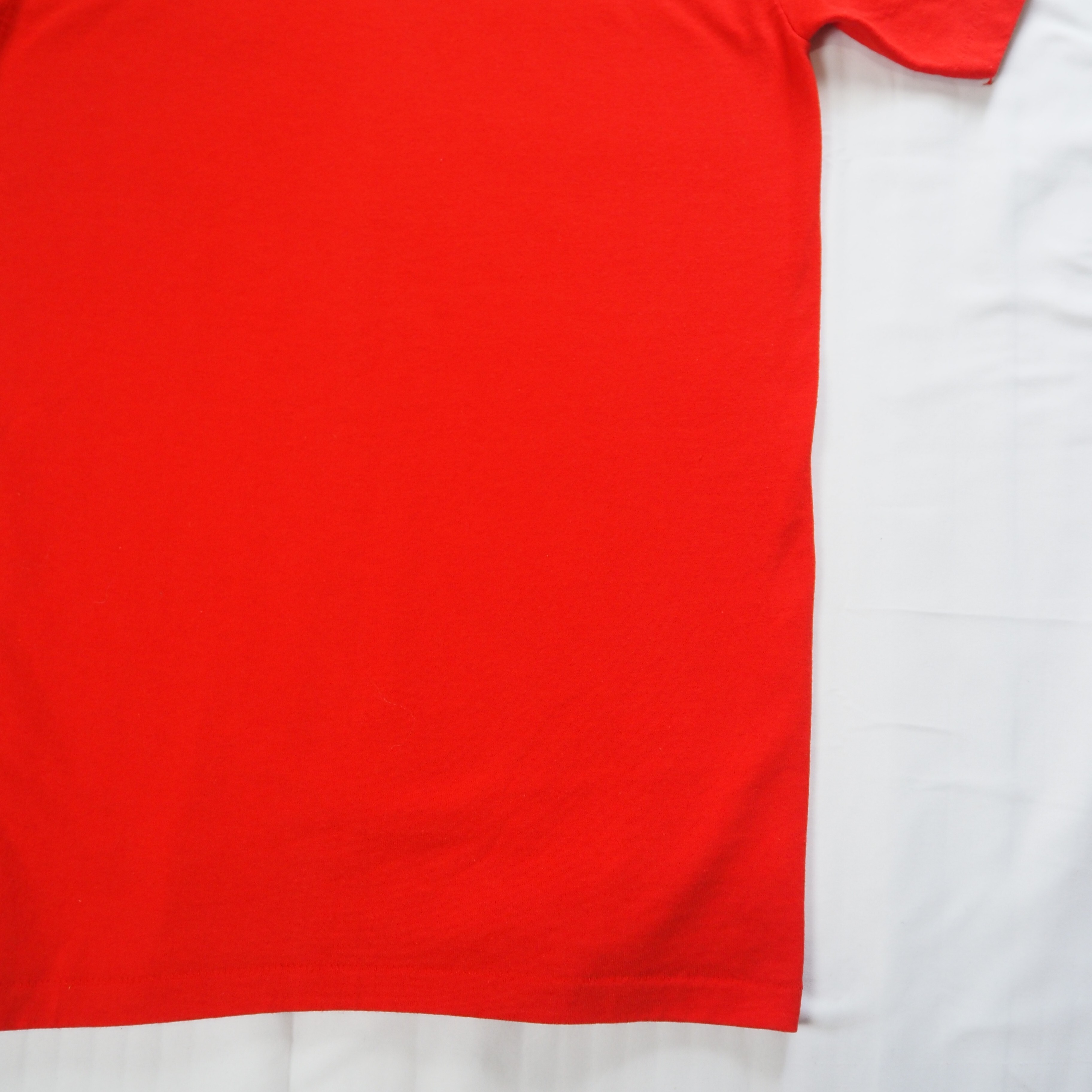90's ONEITA プリントTシャツ オールドイングリッシュ レッド Sサイズ の画像 15
