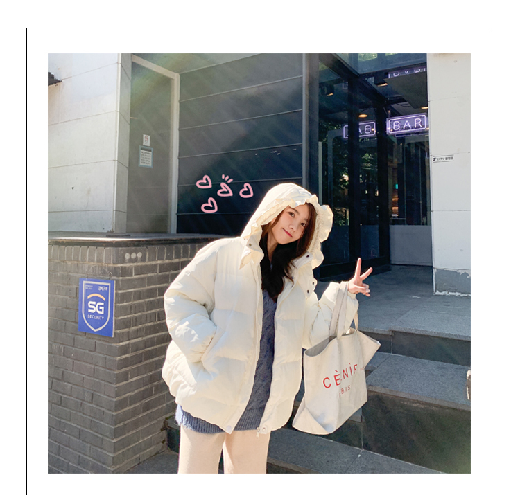 送料無料 ダウン コート ジャケット ショート丈 もこもこ アウター かわいい フード付き フリル 無地 おしゃれ ジャケット レディース 秋 冬 10代 代 30代 可愛い モコモコ ダウン 白 黒 黄色 赤 小顔 無地 中綿 かわいい キュート フーディー