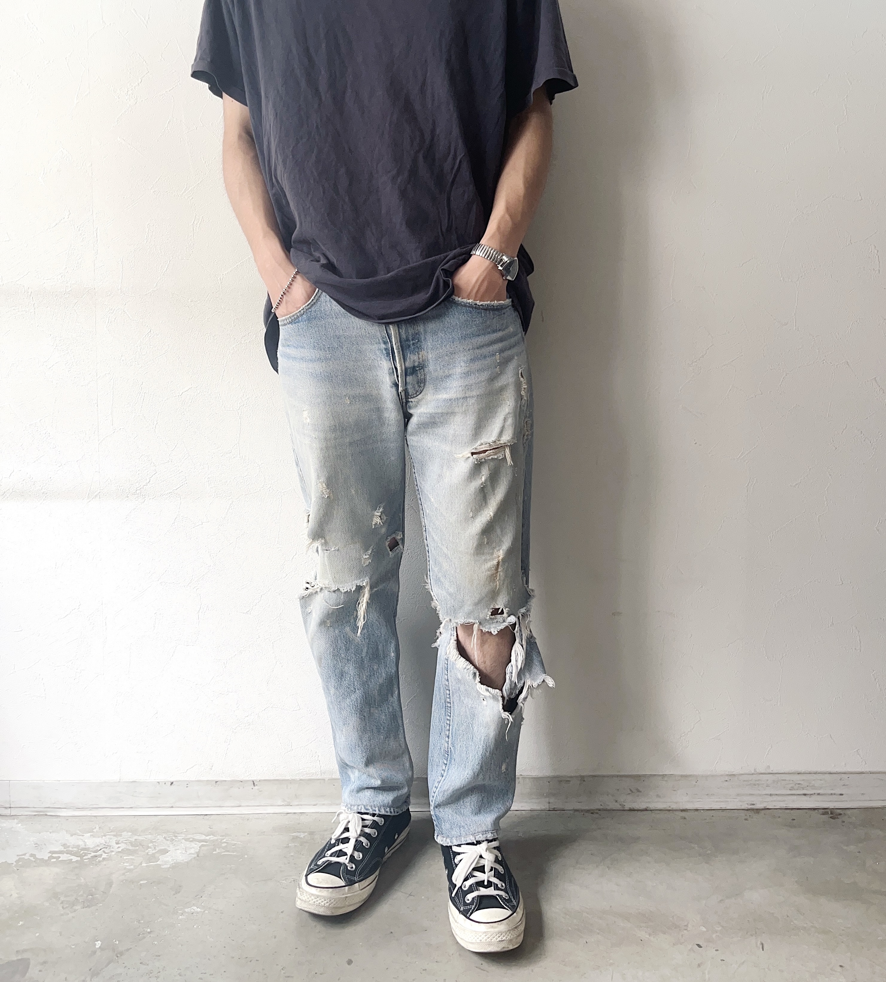 Vintage 90's【Levi's】501 Grunge Denim Pants の画像 3