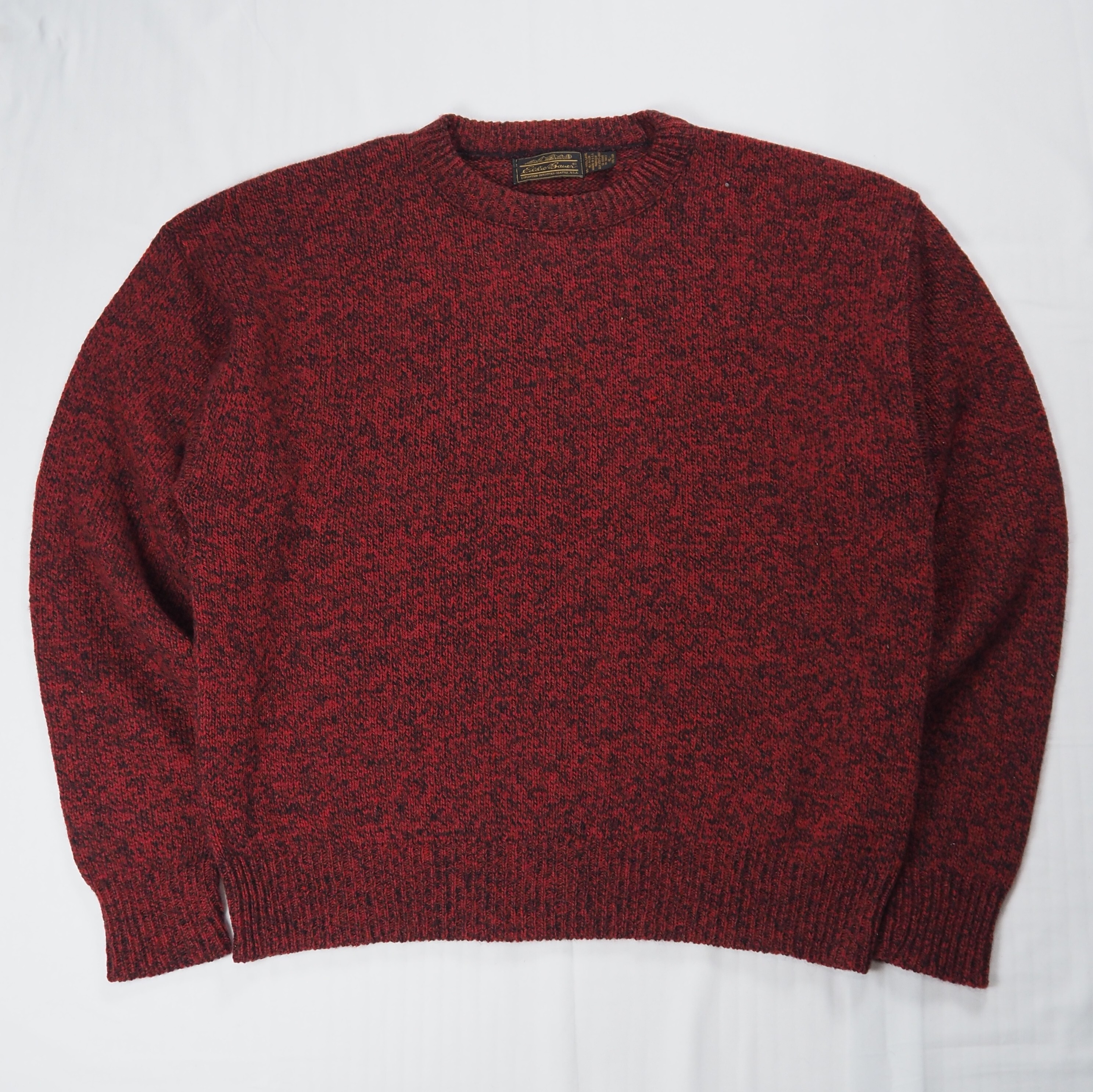 【9/23 20:00入荷】80's-90's Eddie Bauer ウールニット Lサイズ