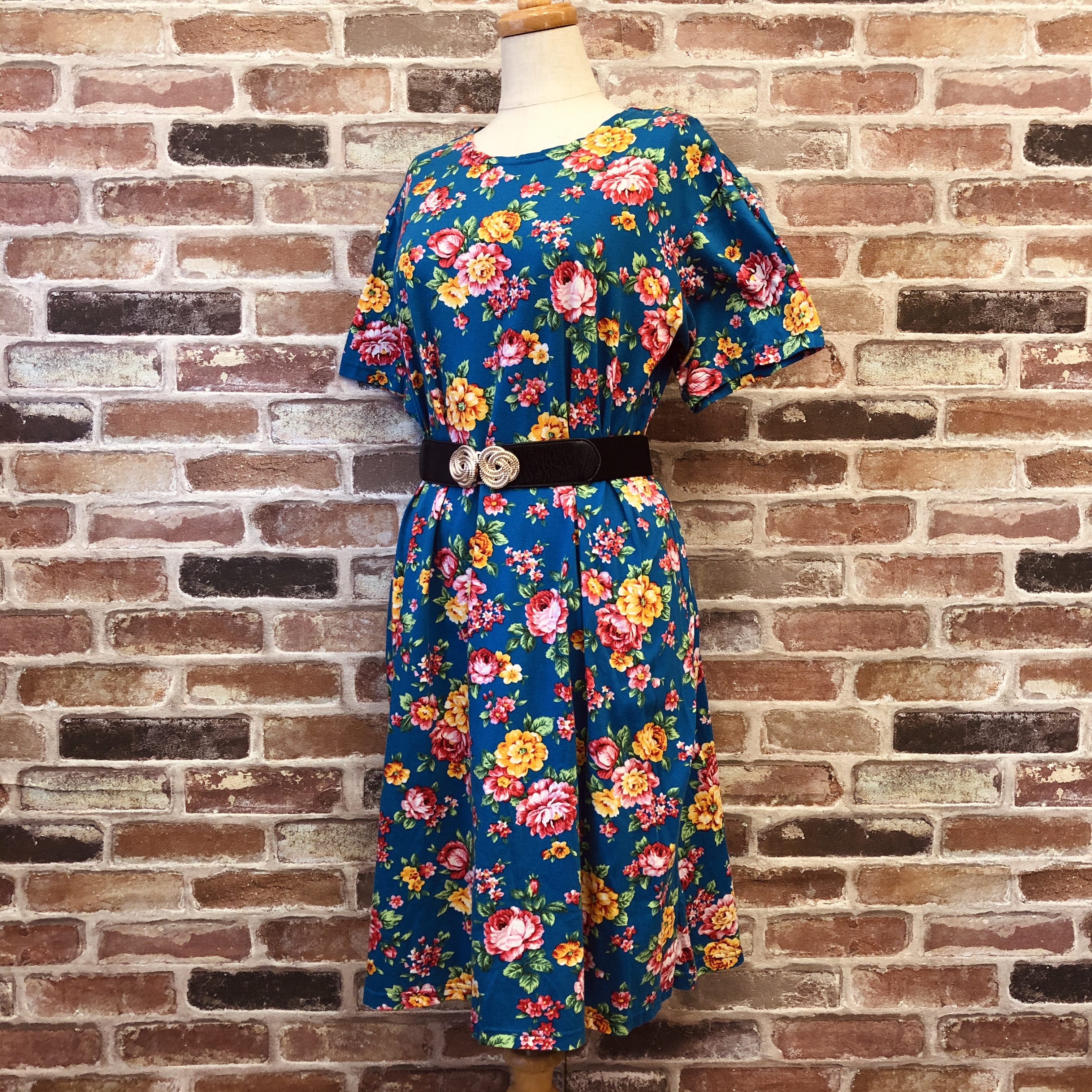 Kenzo Flower Blue One Piece インポート古着 George And Kewpie