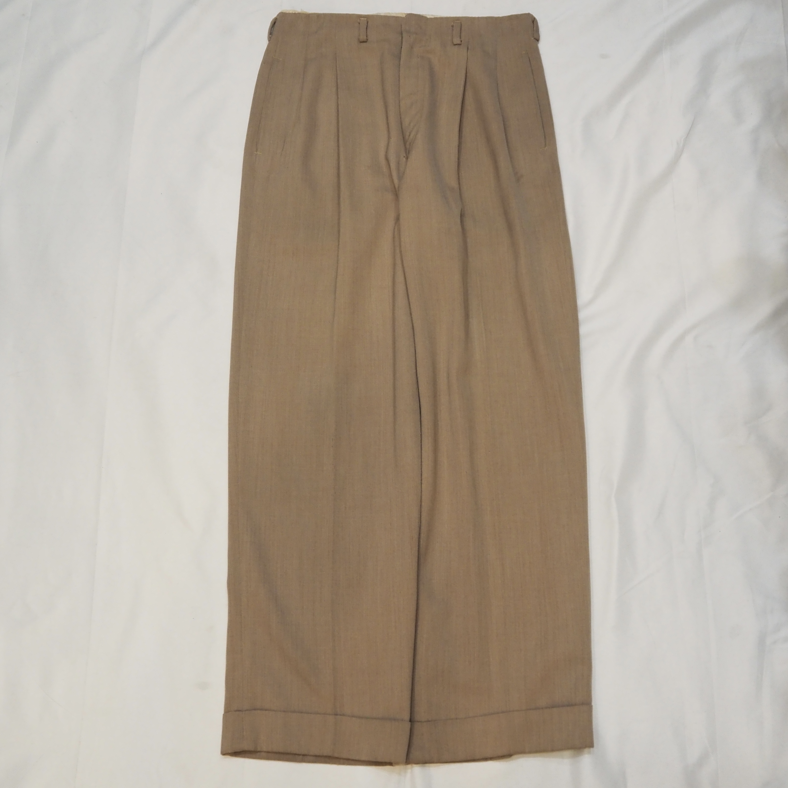 50’s Vintage Wool Slacks 30×30 の画像 3