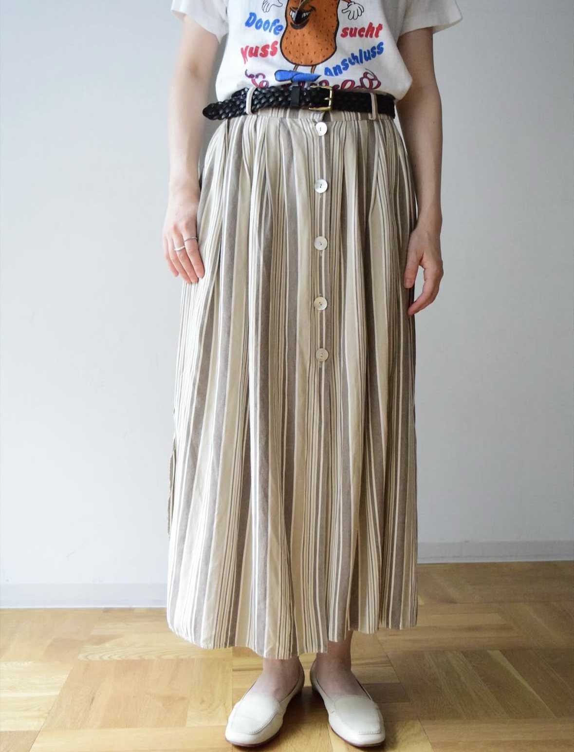 Summer slit skirt