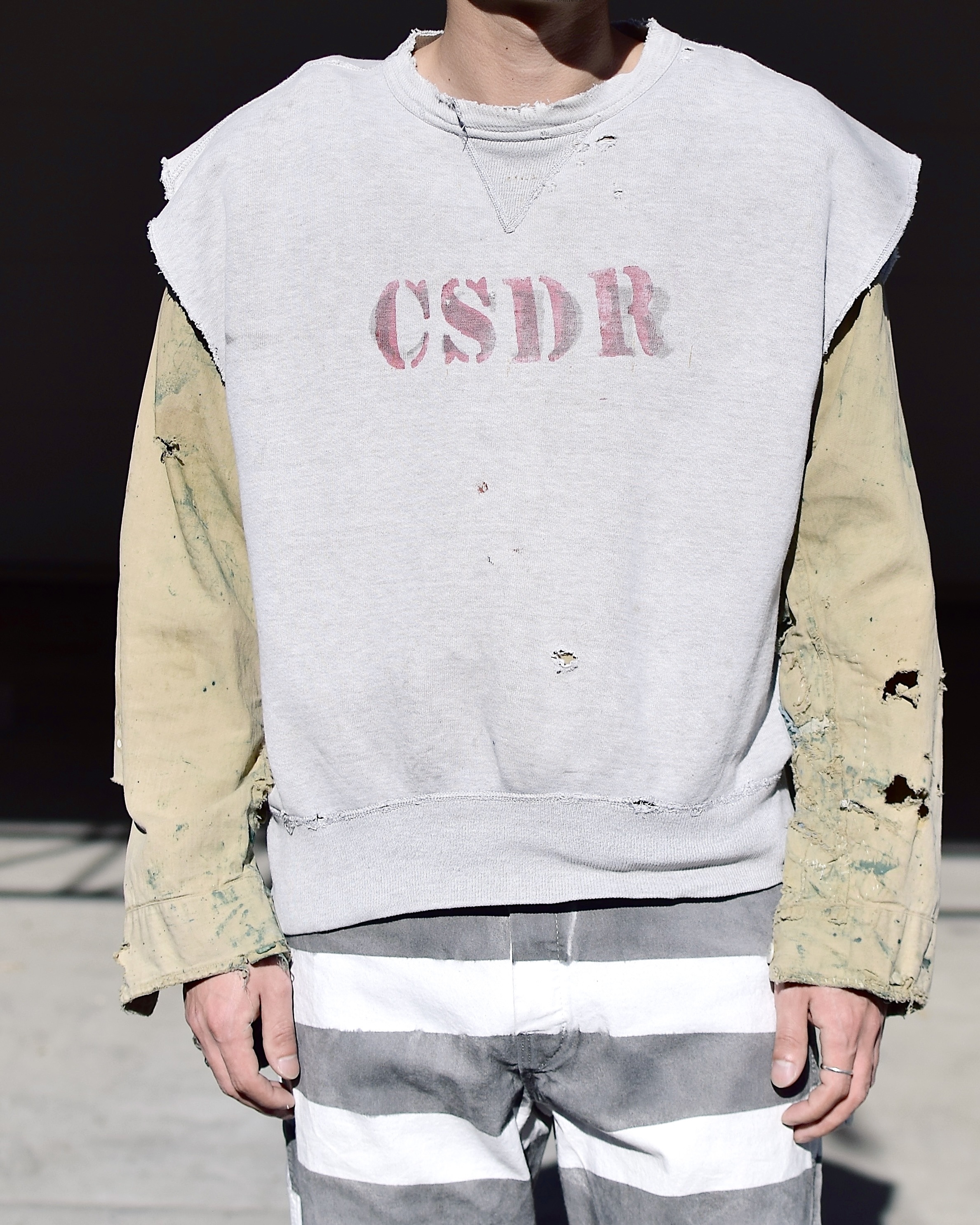 Vintage 50～60's "CSDR"  Grunge Cut Off Sweat の画像 3