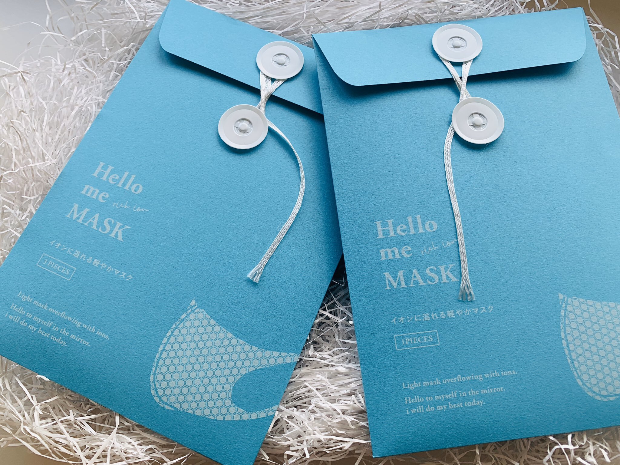 送料無料 Uv92 6 カット Hello Me Mask Rich Ion イオン溢れる快適マスク Pridetsubamesanjo