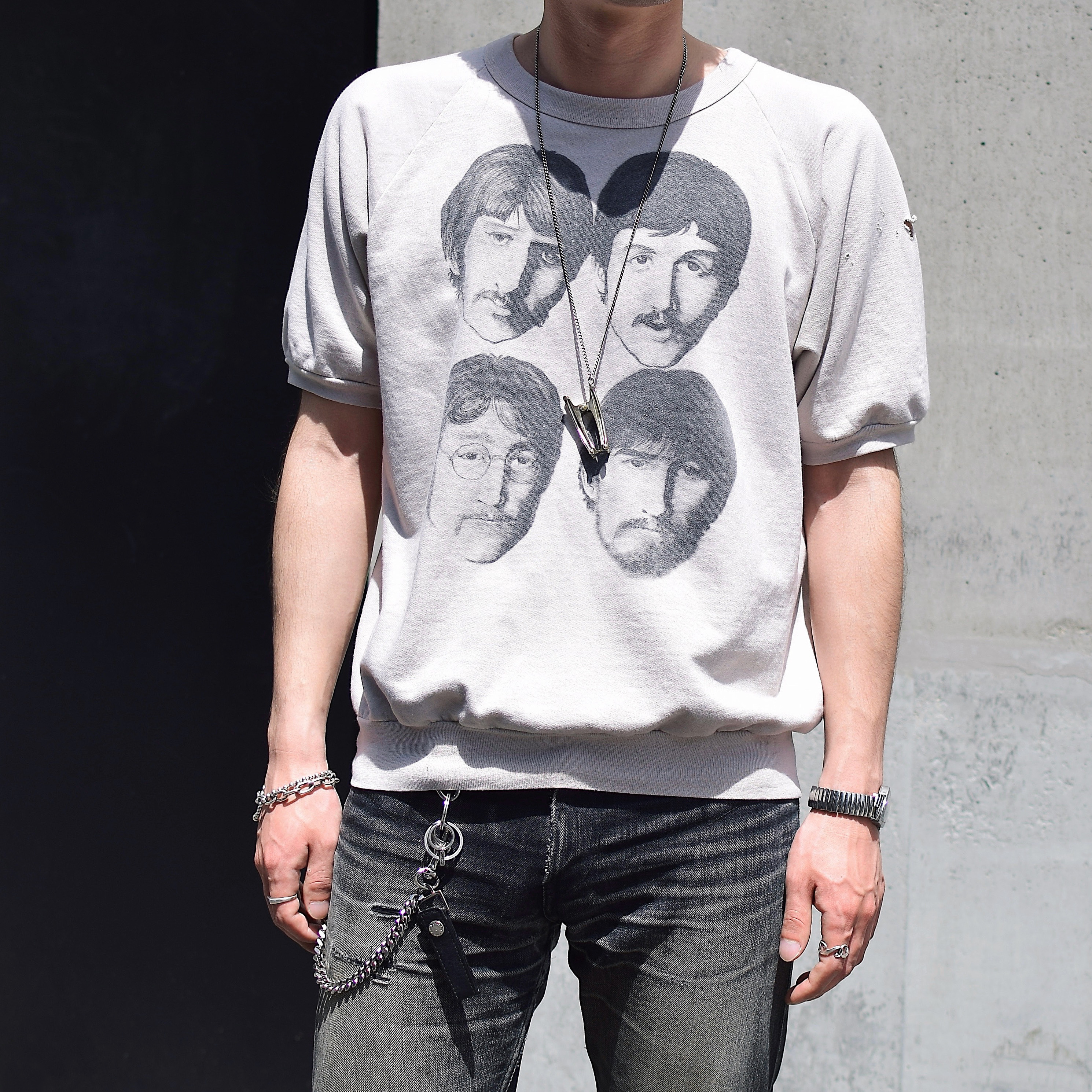 Vintage 80〜90's【RichTee's Sportswear】"THE BEATLES" Short Sleeve Sweat の画像 3