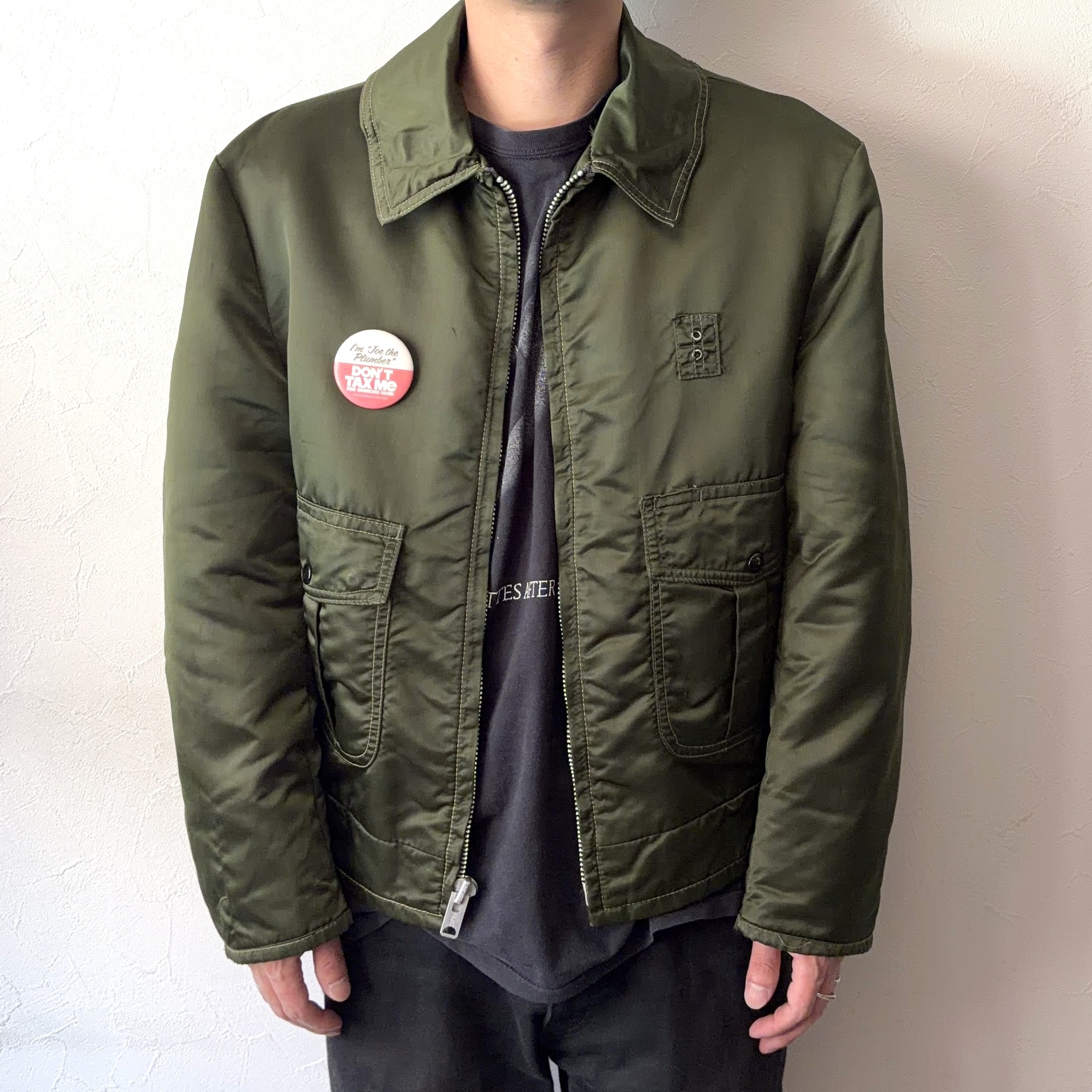 Vintage 60～70's Satin Jacket の画像 6
