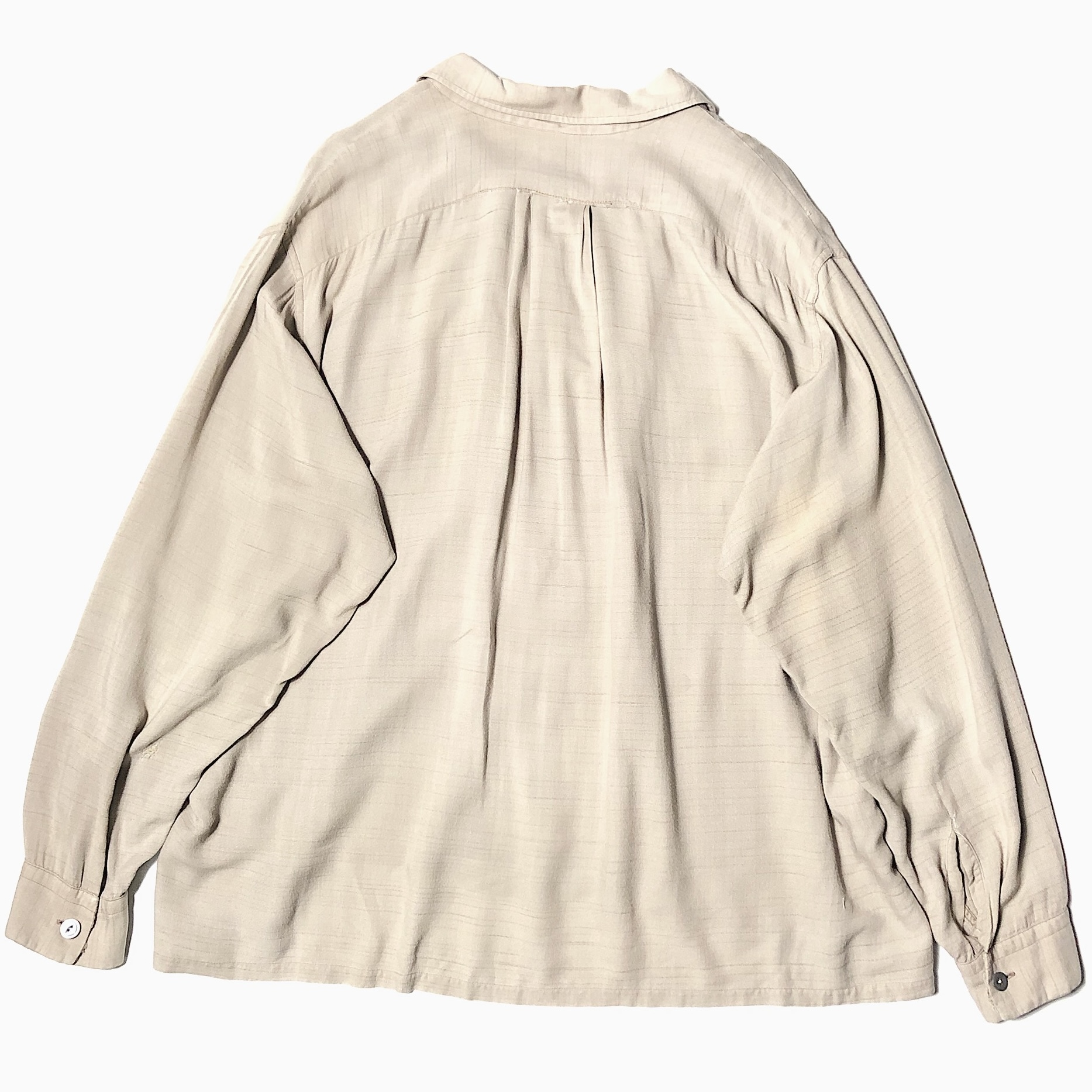 Vintage 60's【CLASSIC CASUALS】Rayon Open Collar Shirt の画像 2