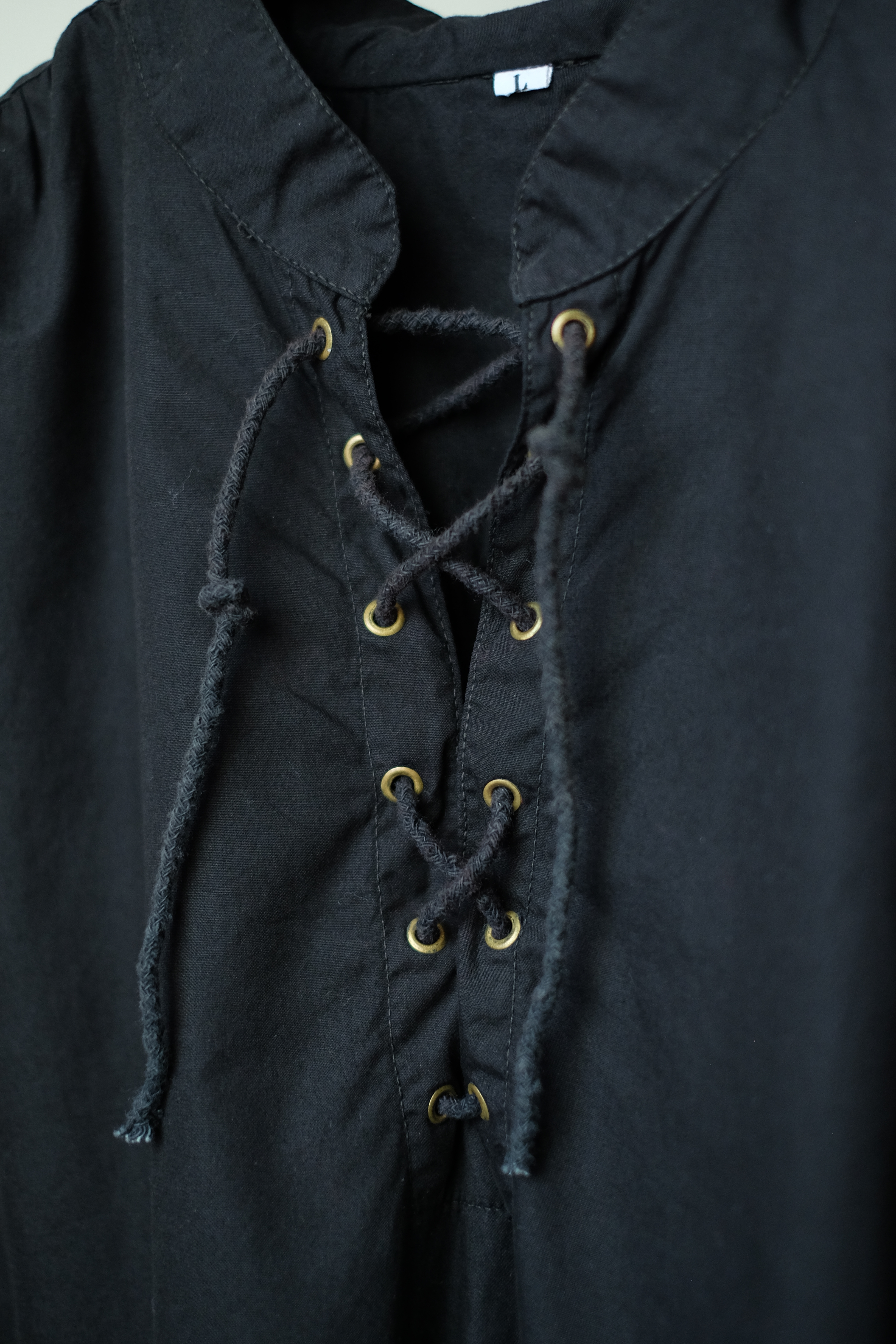 Lace up design blouse の画像 3