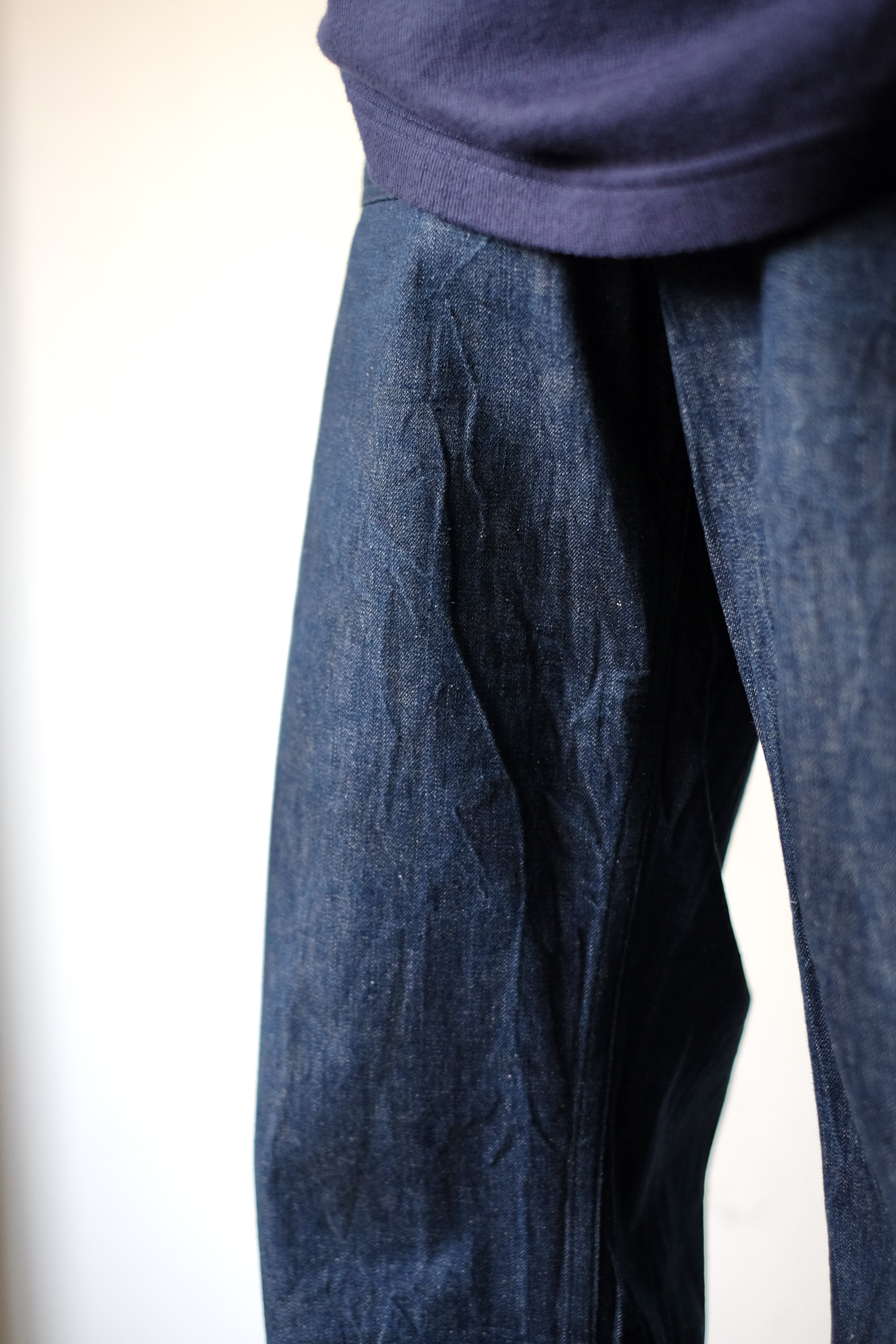 60s US NAVY denim sailor flare pants の画像 4