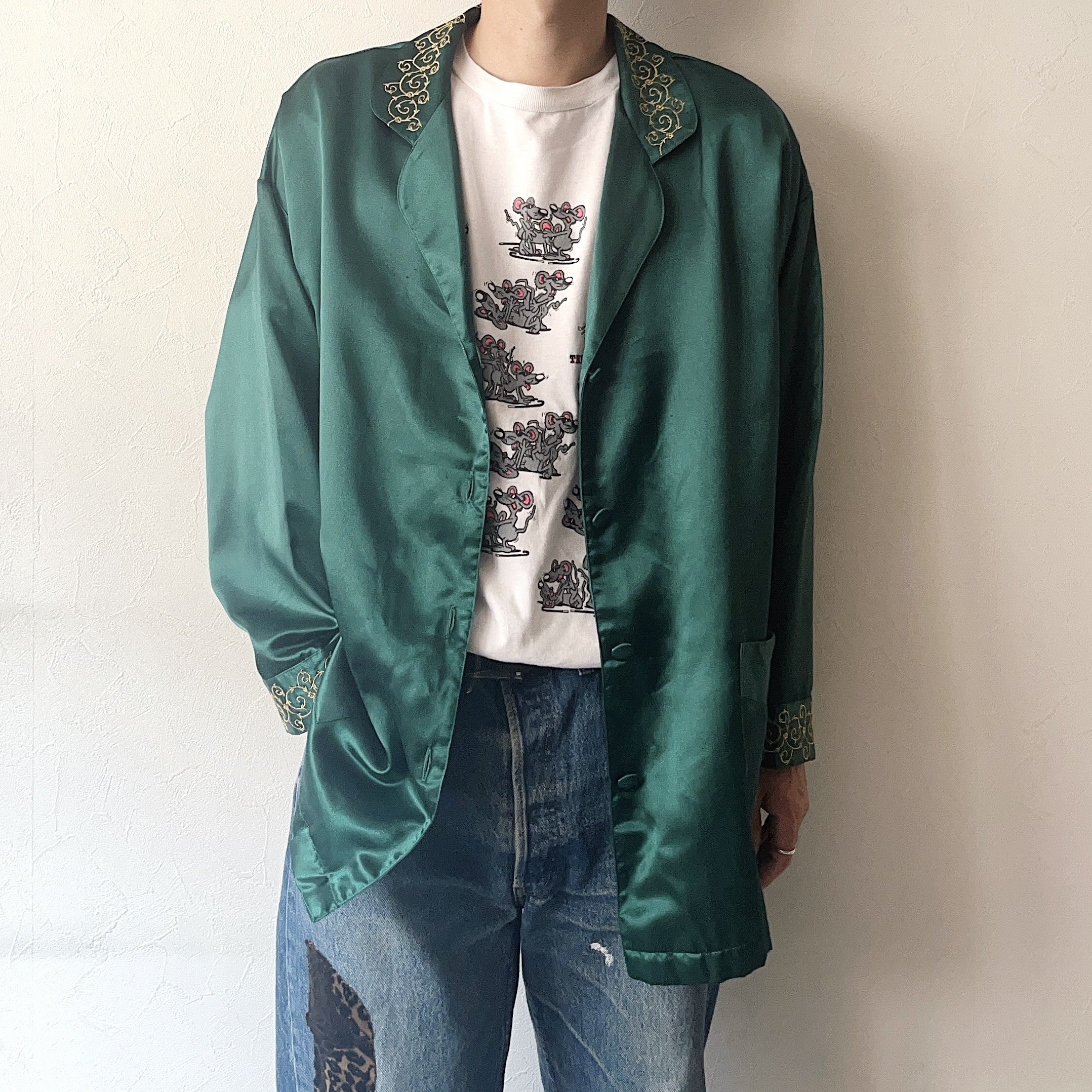 Vintage 90's【Lingerie & Co.】Pajama Shirt の画像 3