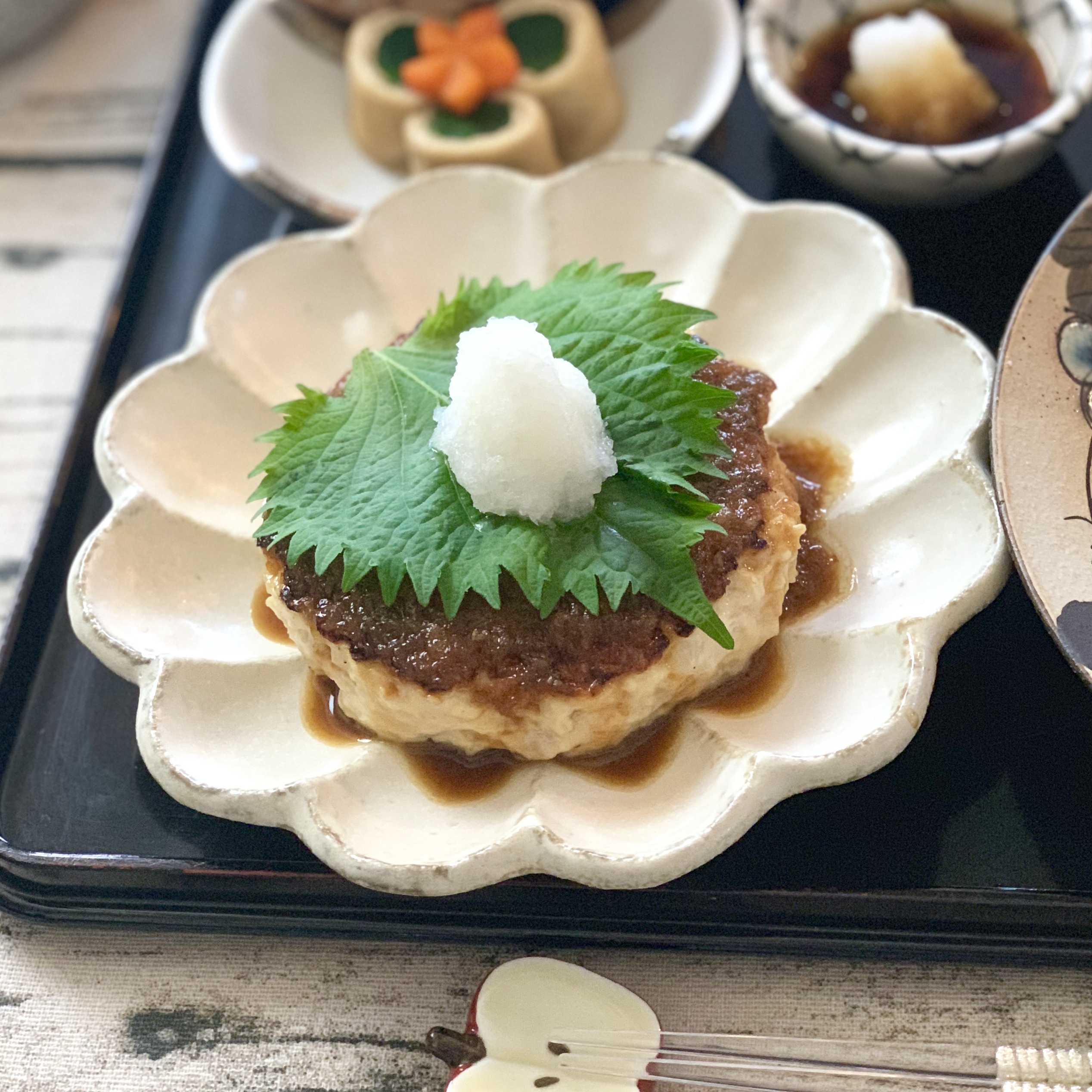 豆腐と鶏ミンチのふんわり和風ハンバーグ 料理教室 Ohana Kitchen 豆腐と鶏ミンチのふんわり和風ハンバーグ 料理教室 Ohana Kitchen