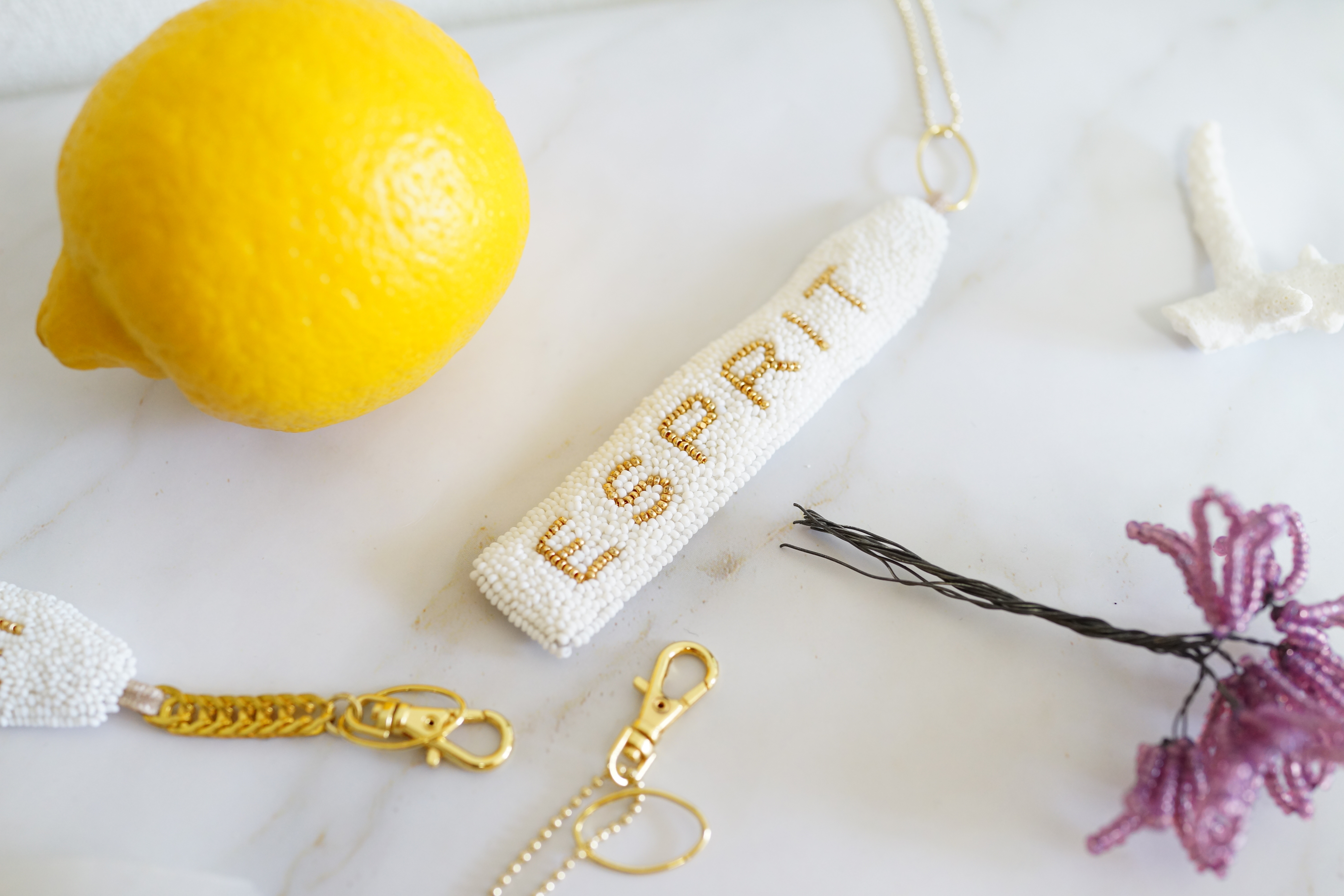 【刺繍キーアクセサリー】 "ESPRIT"