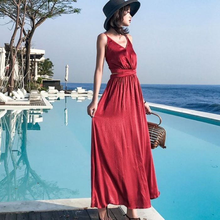リゾートワンピース ロング マキシ丈 背中あき 背中見せ ワンピース ノースリーブ 肩だし ハワイ 沖縄 グアム 10代 代 30代 40代 50代 リゾート 韓国の可愛いレディースアパレルのセレクトショップ Kilalion キラリオン リゾートワンピース ロング マキシ丈 背中あき 背中見せ ワンピース ノースリーブ 肩だし ハワイ 沖縄 グアム 10代 代 30代 40代 50代 リゾート 韓国の可愛いレディースアパレルのセレクトショップ Kilalion キラリオン