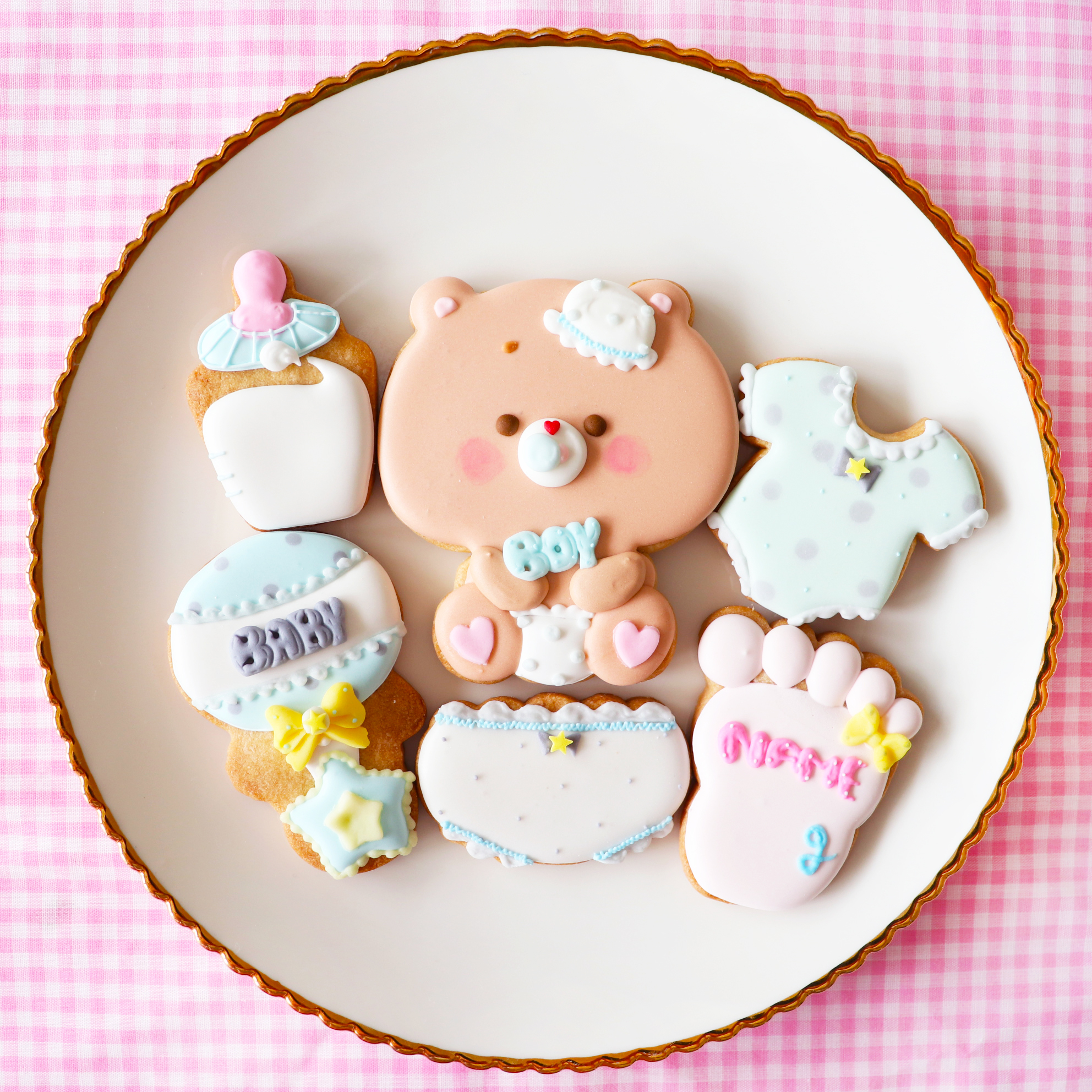 Hello Baby アイシングクッキーセット アイシングクッキー ドッグケーキ Momocream Hello Baby アイシングクッキーセット アイシングクッキー ドッグケーキ Momocream