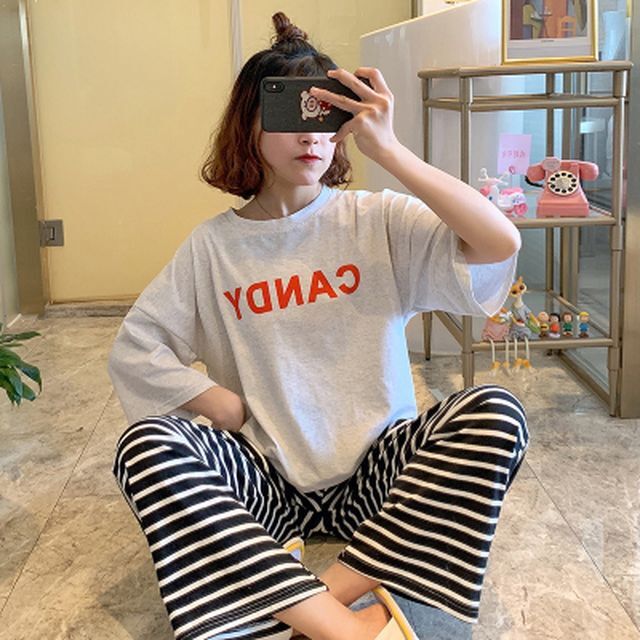 パジャマ ルームウェア レディース 春夏 セットアップ ツーピース 半袖 ボーダーパンツ リラクシー パジャマ ガーリー 大人ガーリー ナイトウエア Ru 0110 Y Happy Orurea ハッピーオルレア パジャマ ルームウェア レディース 春夏 セットアップ ツーピース 半袖 ボーダーパンツ リラクシー パジャマ ガーリー 大人ガーリー ナイトウエア Ru 0110 Y Happy Orurea ハッピーオルレア