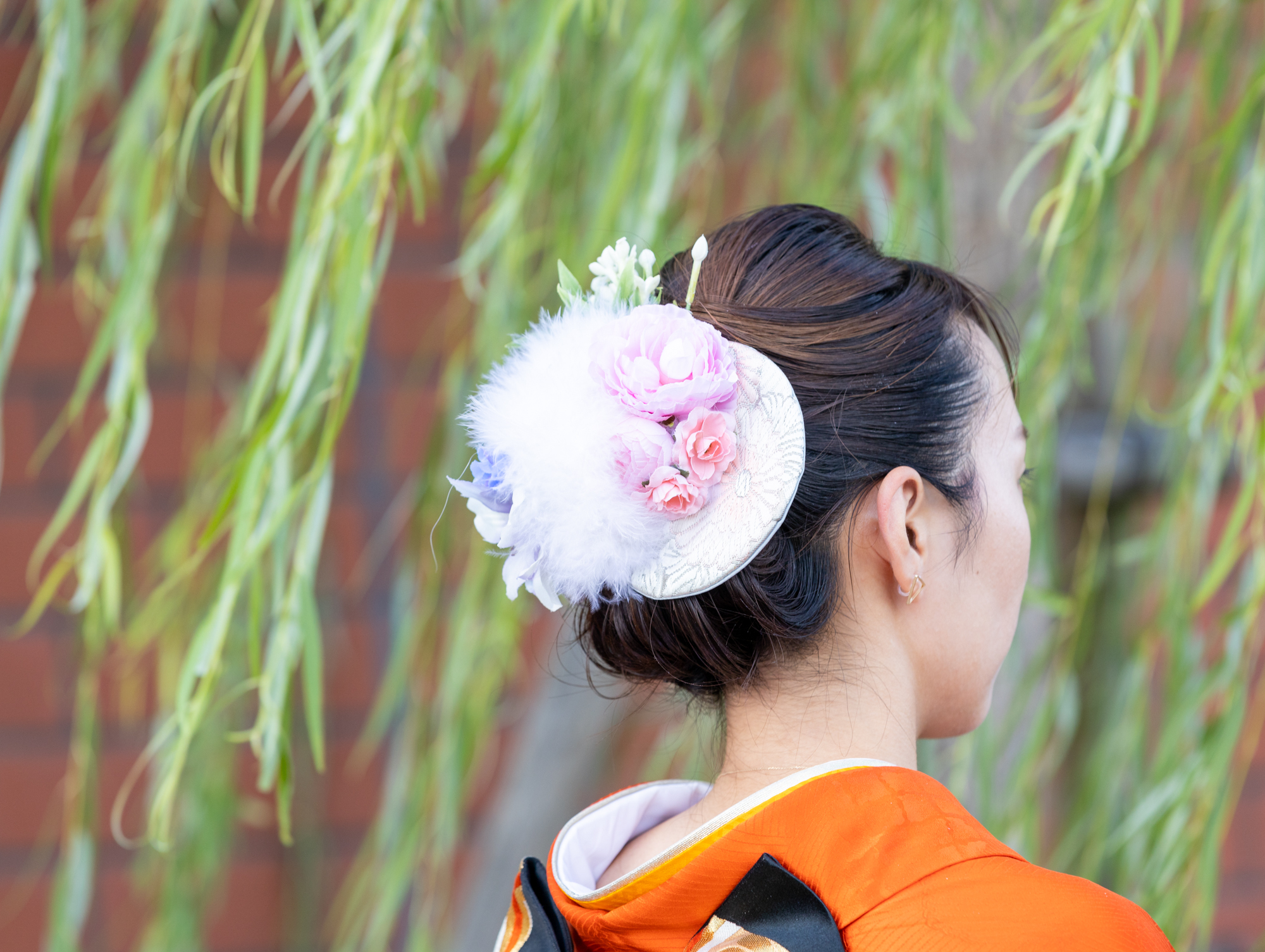 難あり品 和装髪飾り 成人式 振袖 袴ヘア 振袖ヘア ブルー ピンク 青 ピンク No26 Fujiya Obi Collection