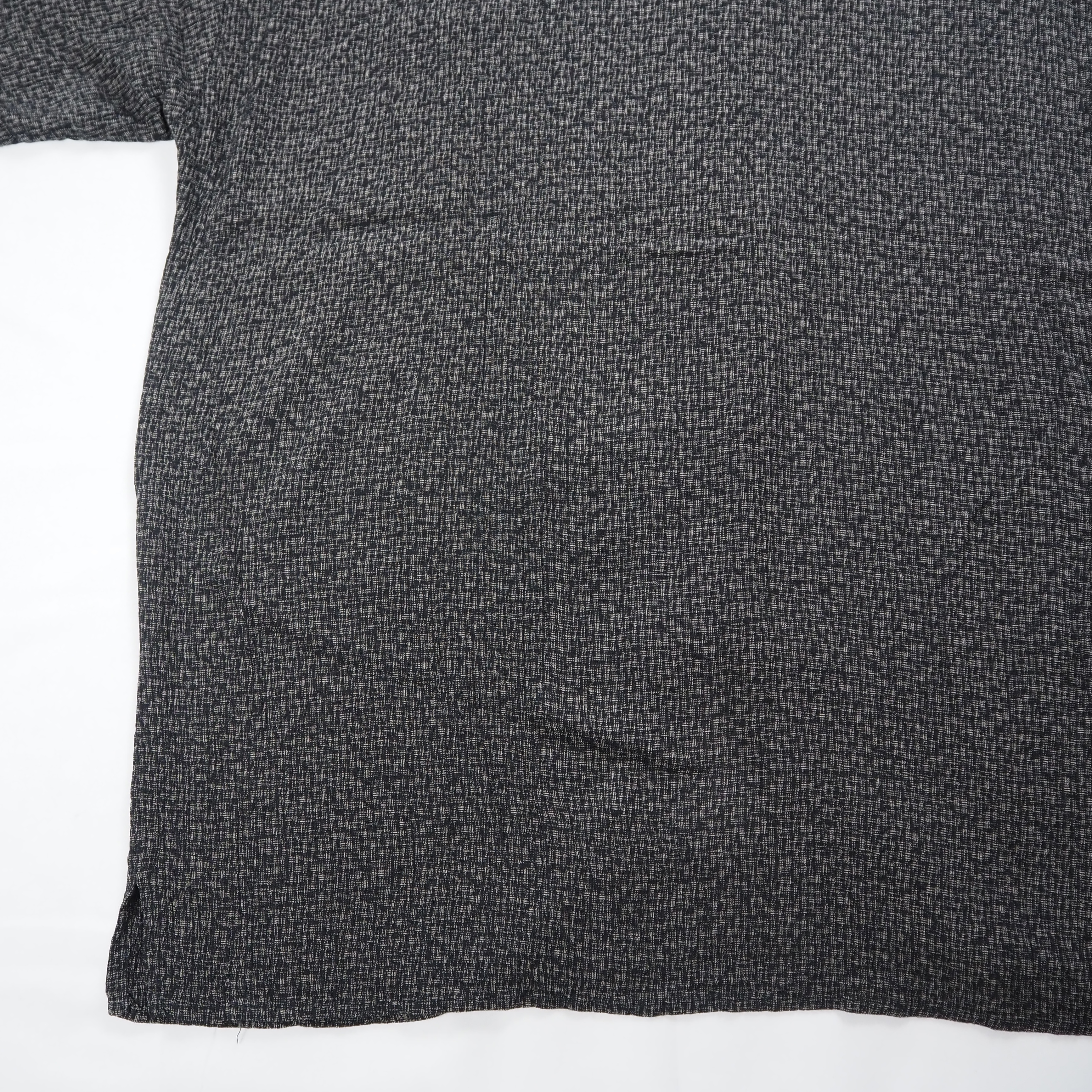 90’s Pronto Uomo 開襟レーヨンシャツ XL ブラック アメリカ製 の画像 16