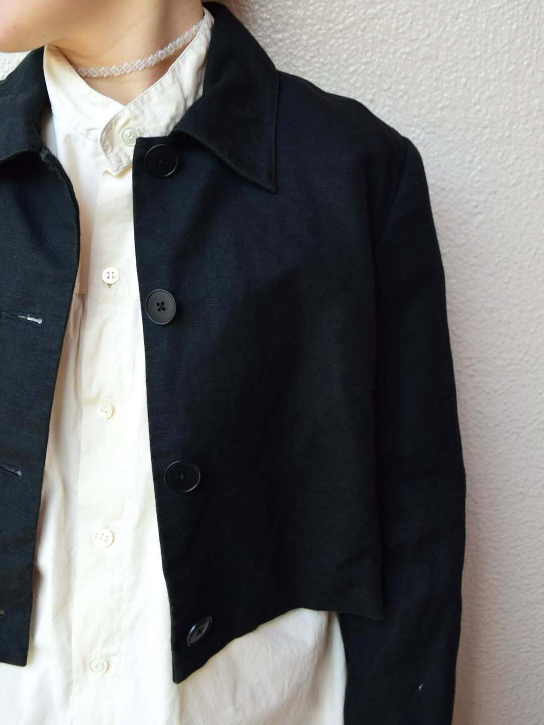 Linen short jacket の画像 3