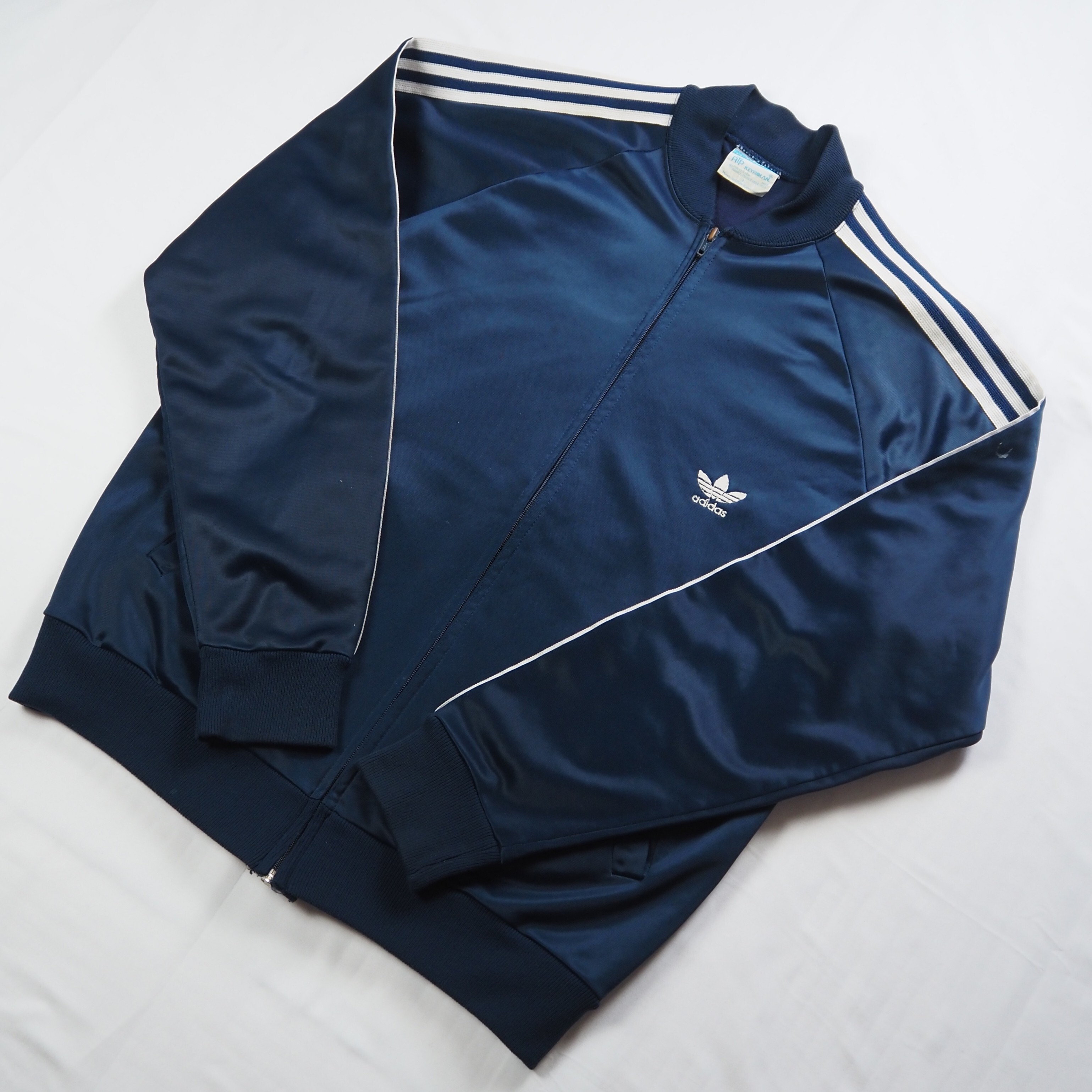 【9/23 20:00入荷】80's Adidas ATP ジャケット ネイビー Lサイズ の画像 10